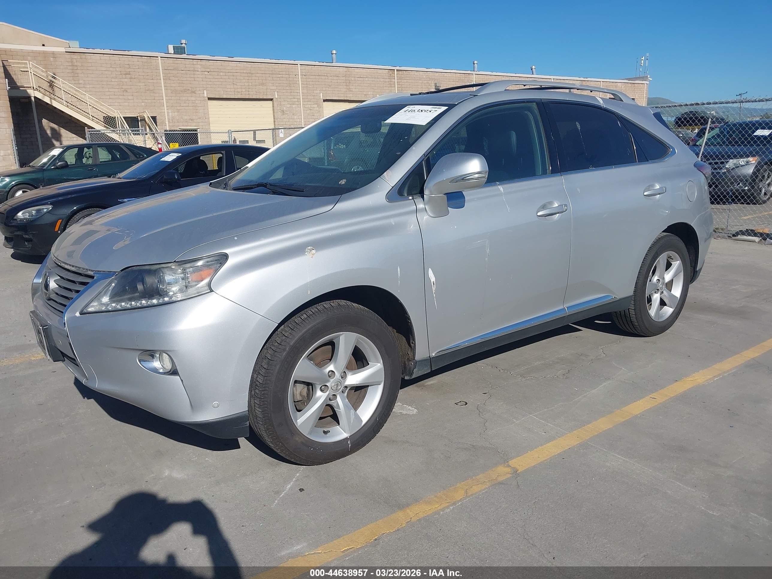 2015 Lexus Rx 350   Silver vin: 2T2ZK1BA9FC183423