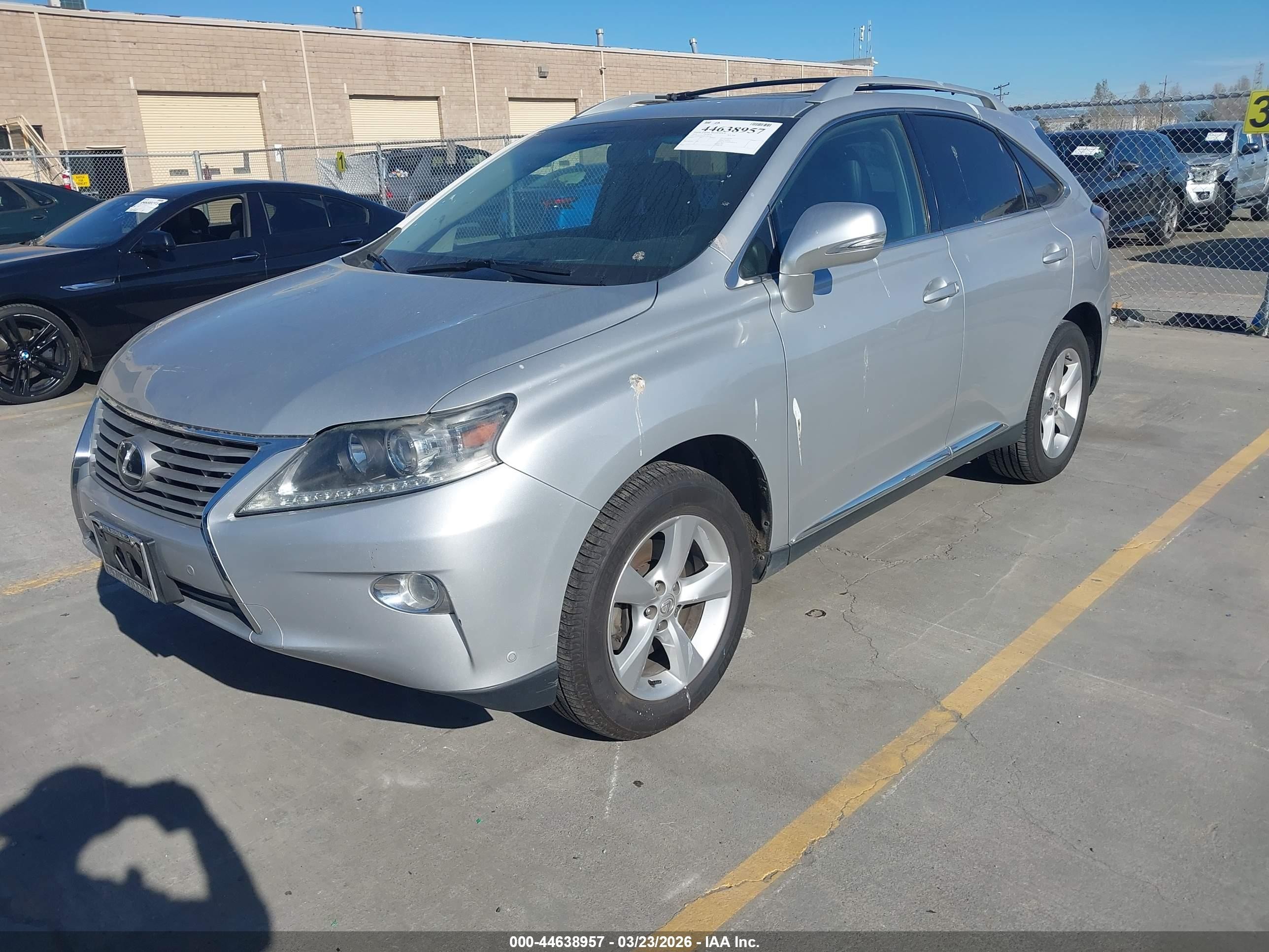 2015 Lexus Rx 350   Silver vin: 2T2ZK1BA9FC183423