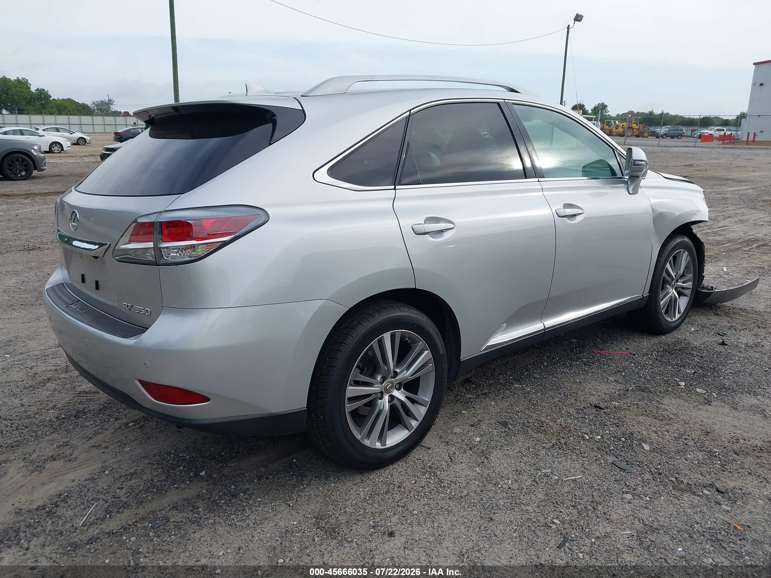 2015 Lexus Rx 350   Silver vin: 2T2ZK1BA9FC186273