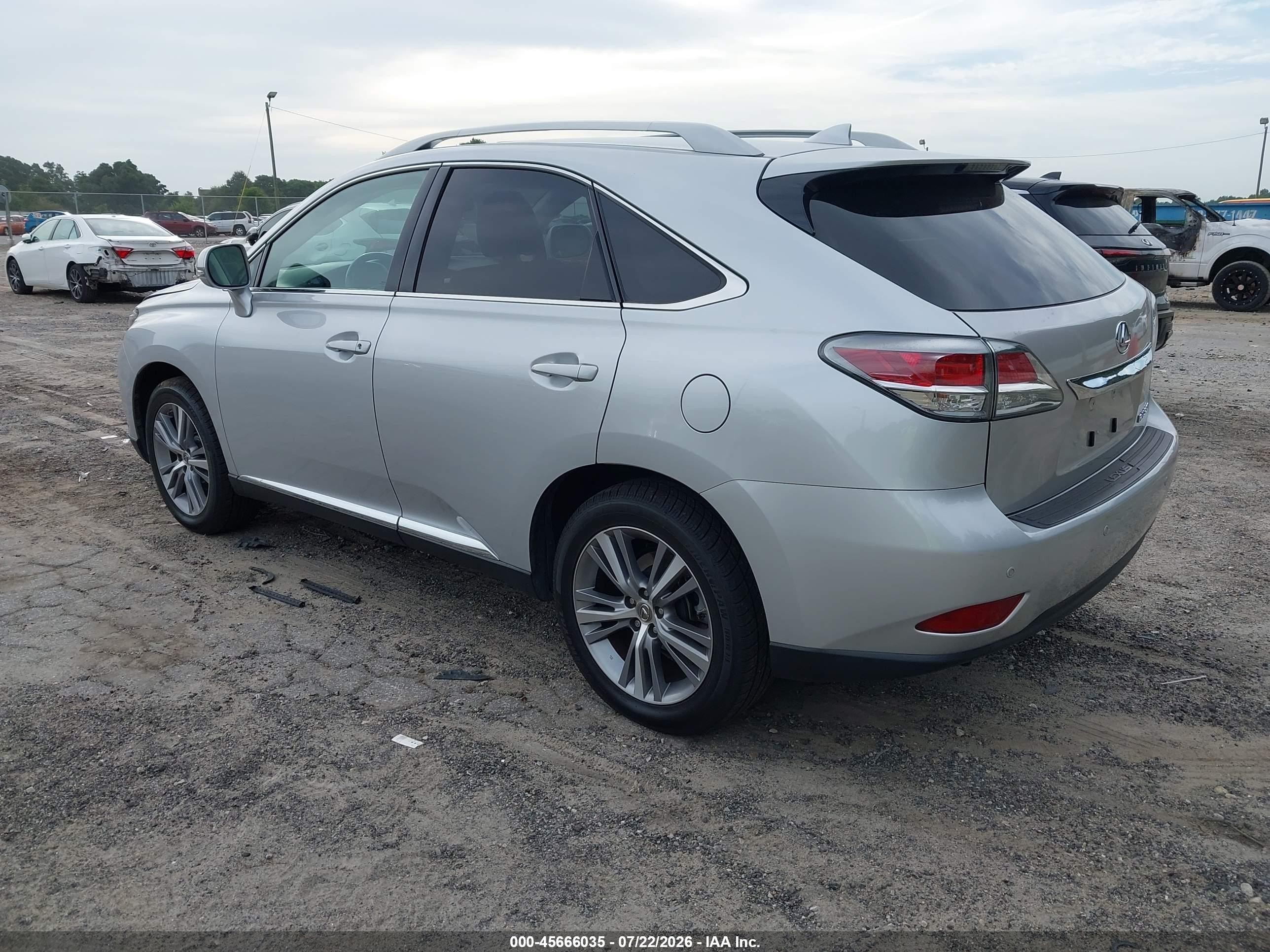2015 Lexus Rx 350   Silver vin: 2T2ZK1BA9FC186273