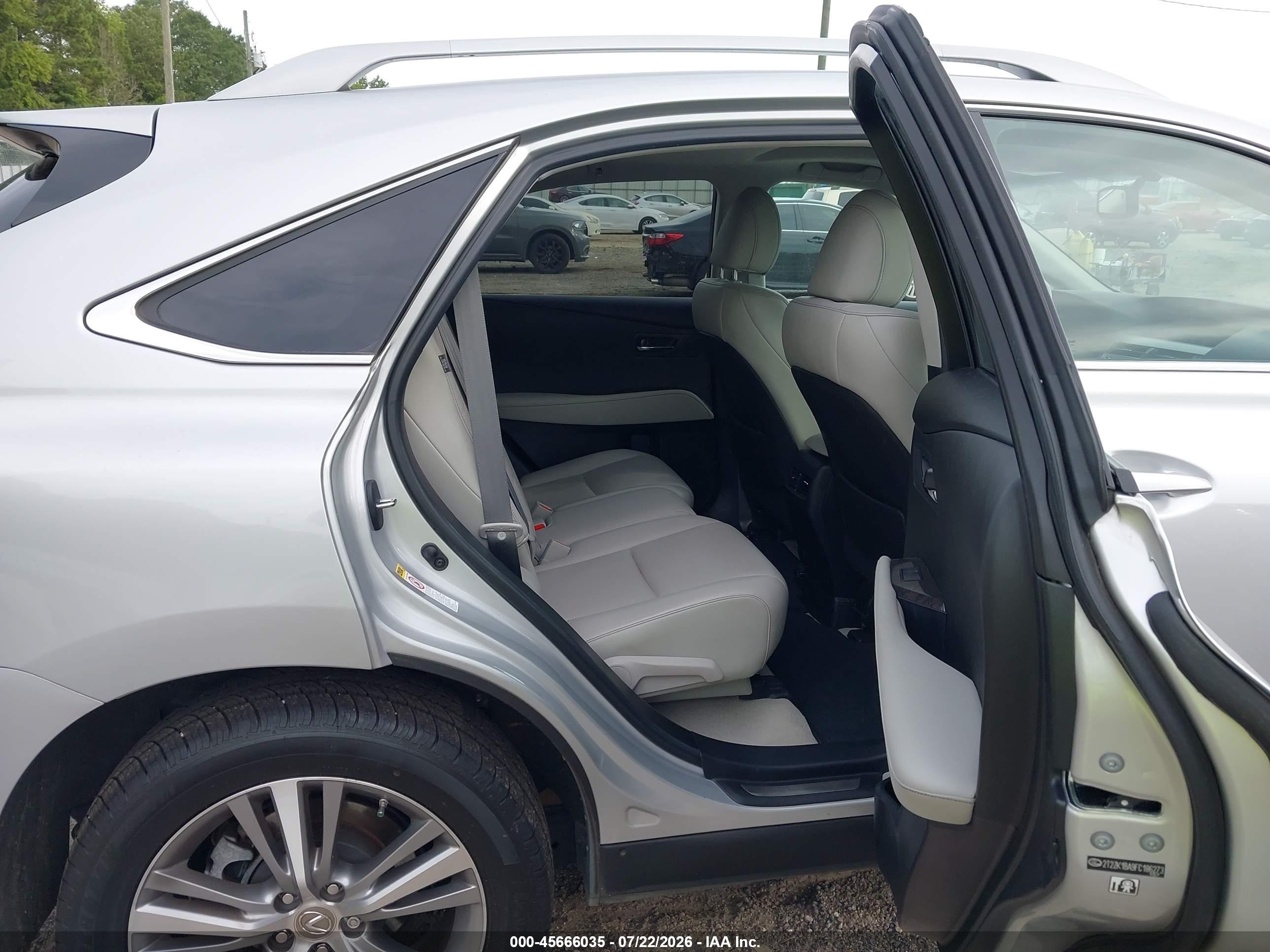 2015 Lexus Rx 350   Silver vin: 2T2ZK1BA9FC186273