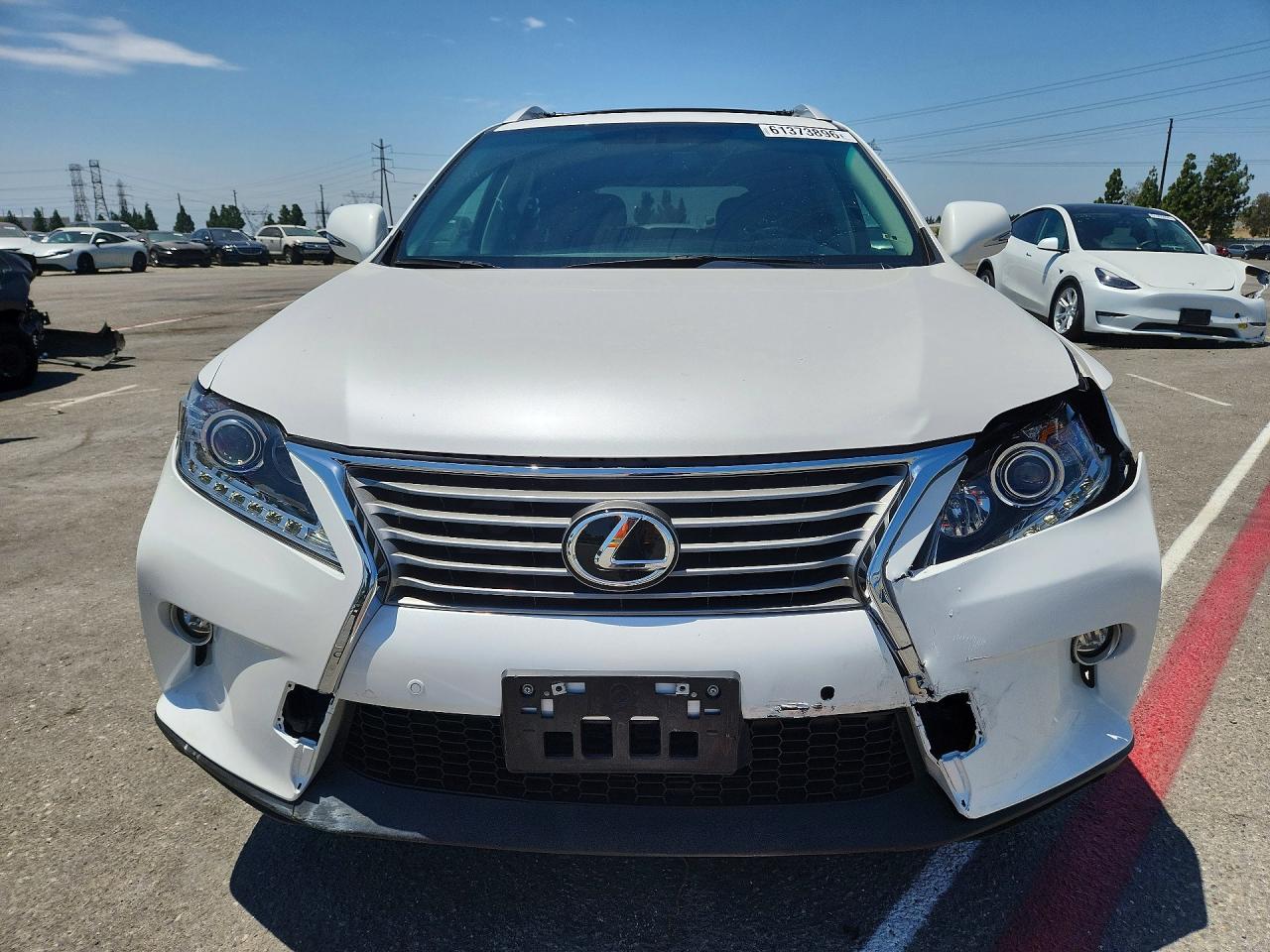 2015 Lexus Rx 350 White vin: 2T2ZK1BA9FC193658