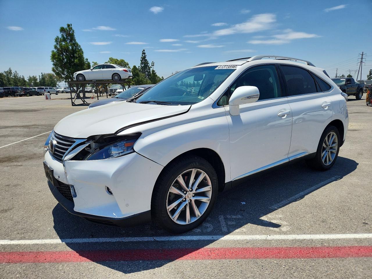 2015 Lexus Rx 350 Белый vin: 2T2ZK1BA9FC193658