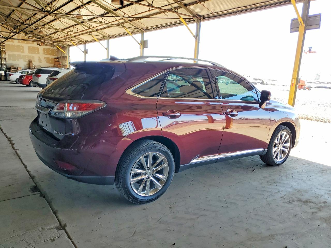 2015 Lexus Rx 350 Base Burgundy vin: 2T2ZK1BA9FC208076
