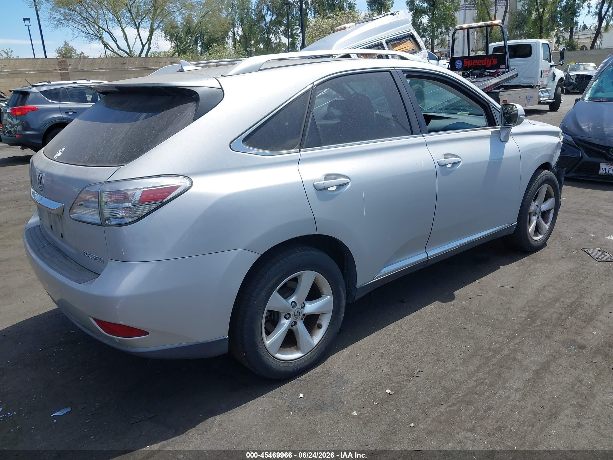 2010 Lexus Rx 350   Silver vin: 2T2ZK1BAXAC001169
