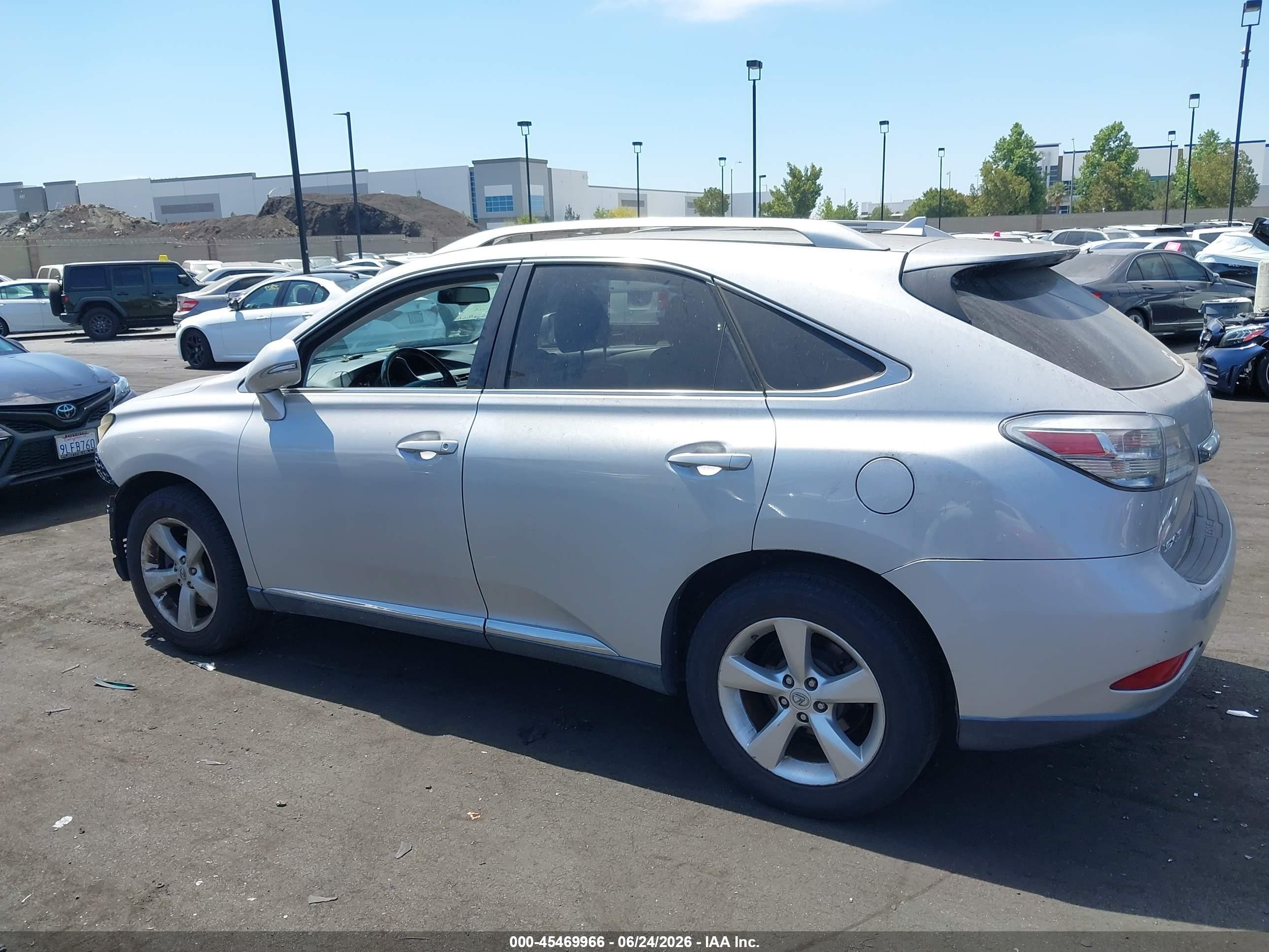 2010 Lexus Rx 350   Silver vin: 2T2ZK1BAXAC001169