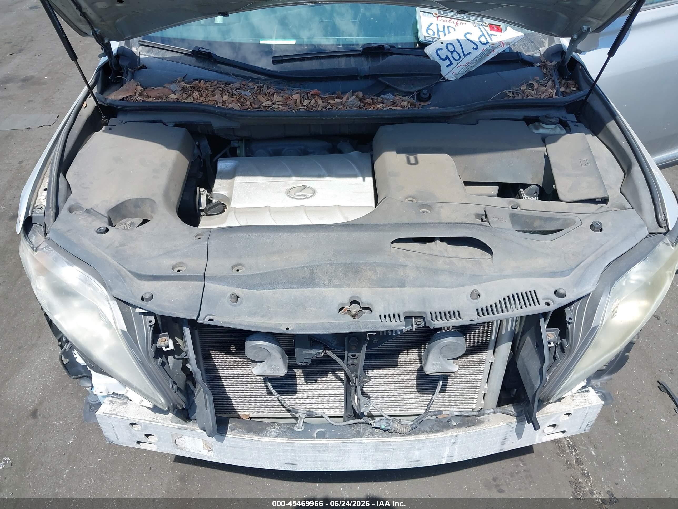 2010 Lexus Rx 350   Silver vin: 2T2ZK1BAXAC001169