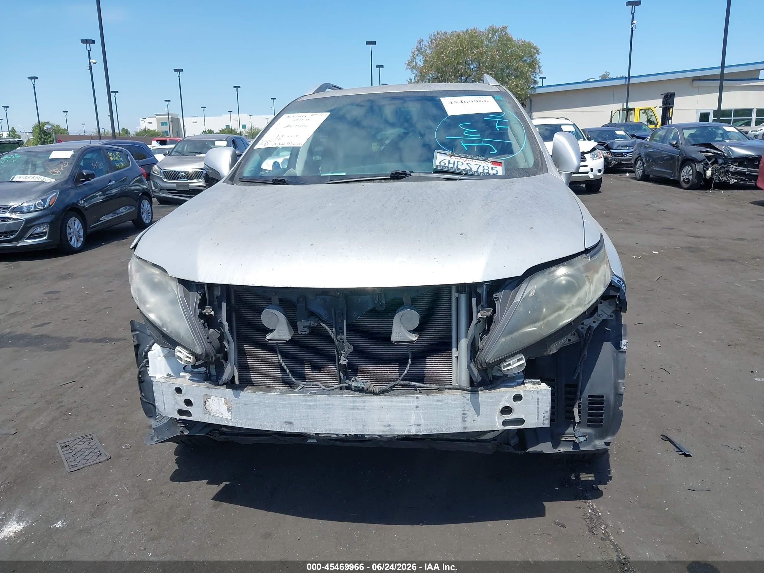 2010 Lexus Rx 350   Silver vin: 2T2ZK1BAXAC001169