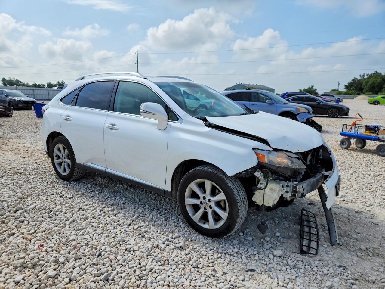 2010 Lexus Rx 350 White vin: 2T2ZK1BAXAC003584