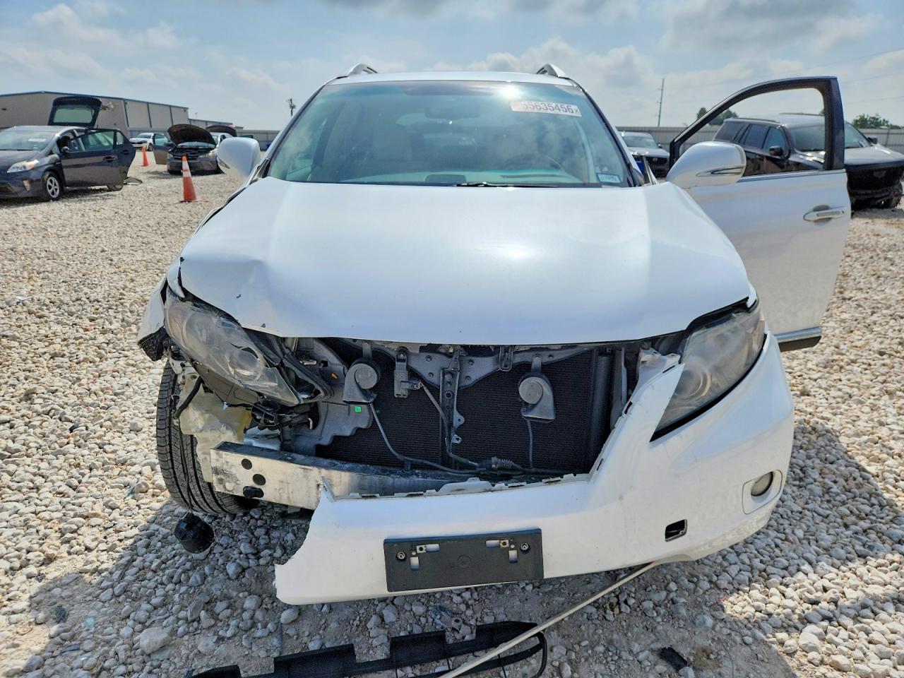 2010 Lexus Rx 350 White vin: 2T2ZK1BAXAC003584