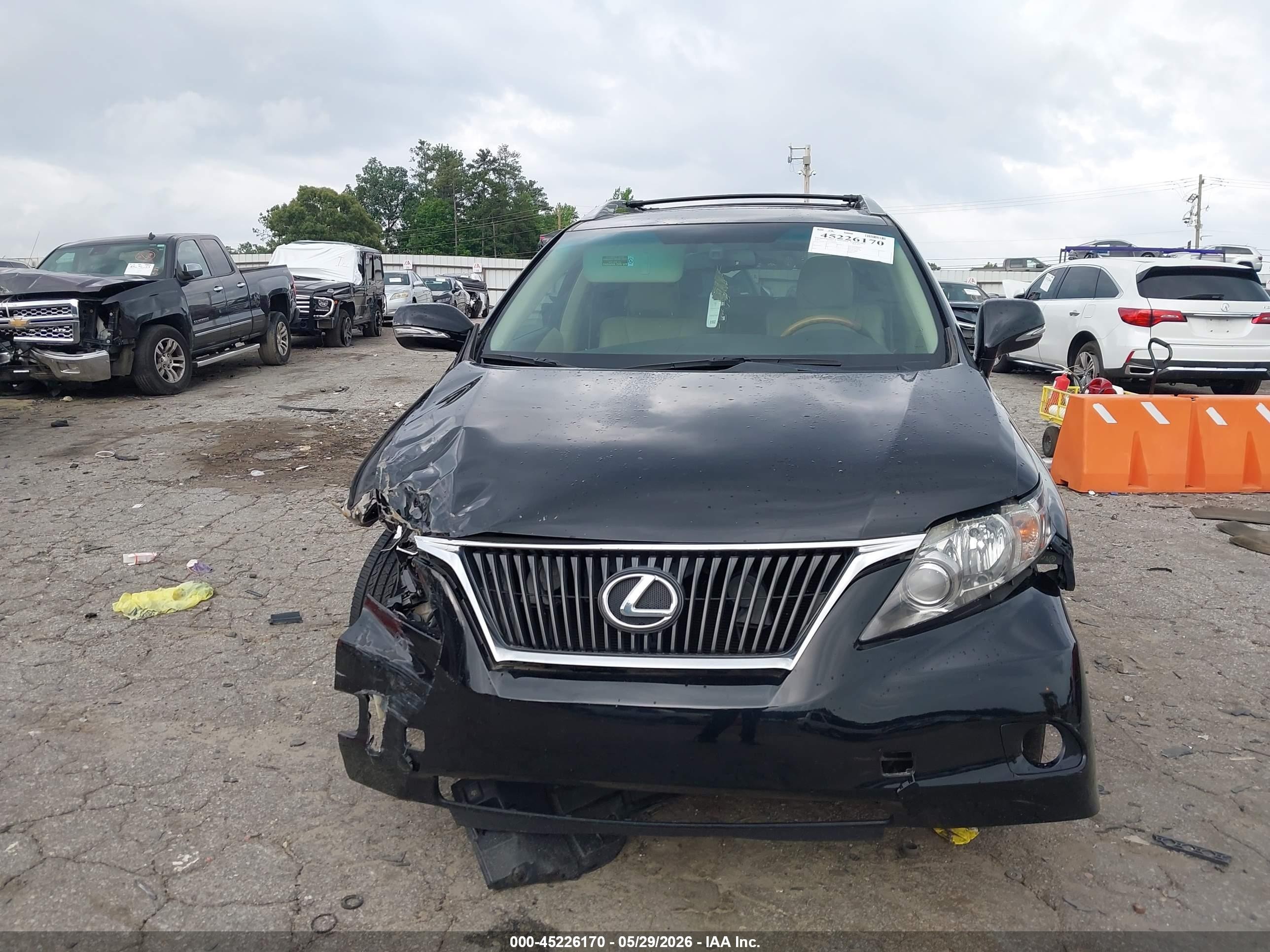 2010 Lexus Rx 350   Black vin: 2T2ZK1BAXAC006226