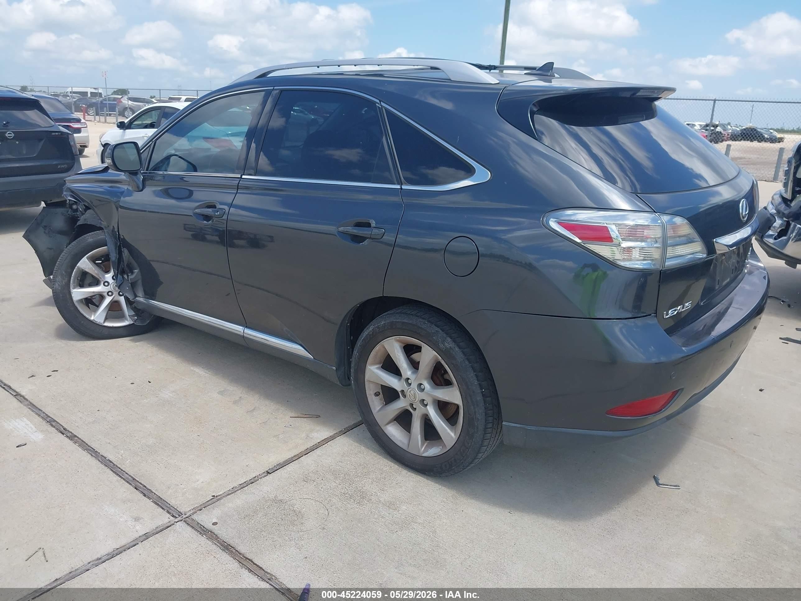 2010 Lexus Rx 350   Black vin: 2T2ZK1BAXAC007036