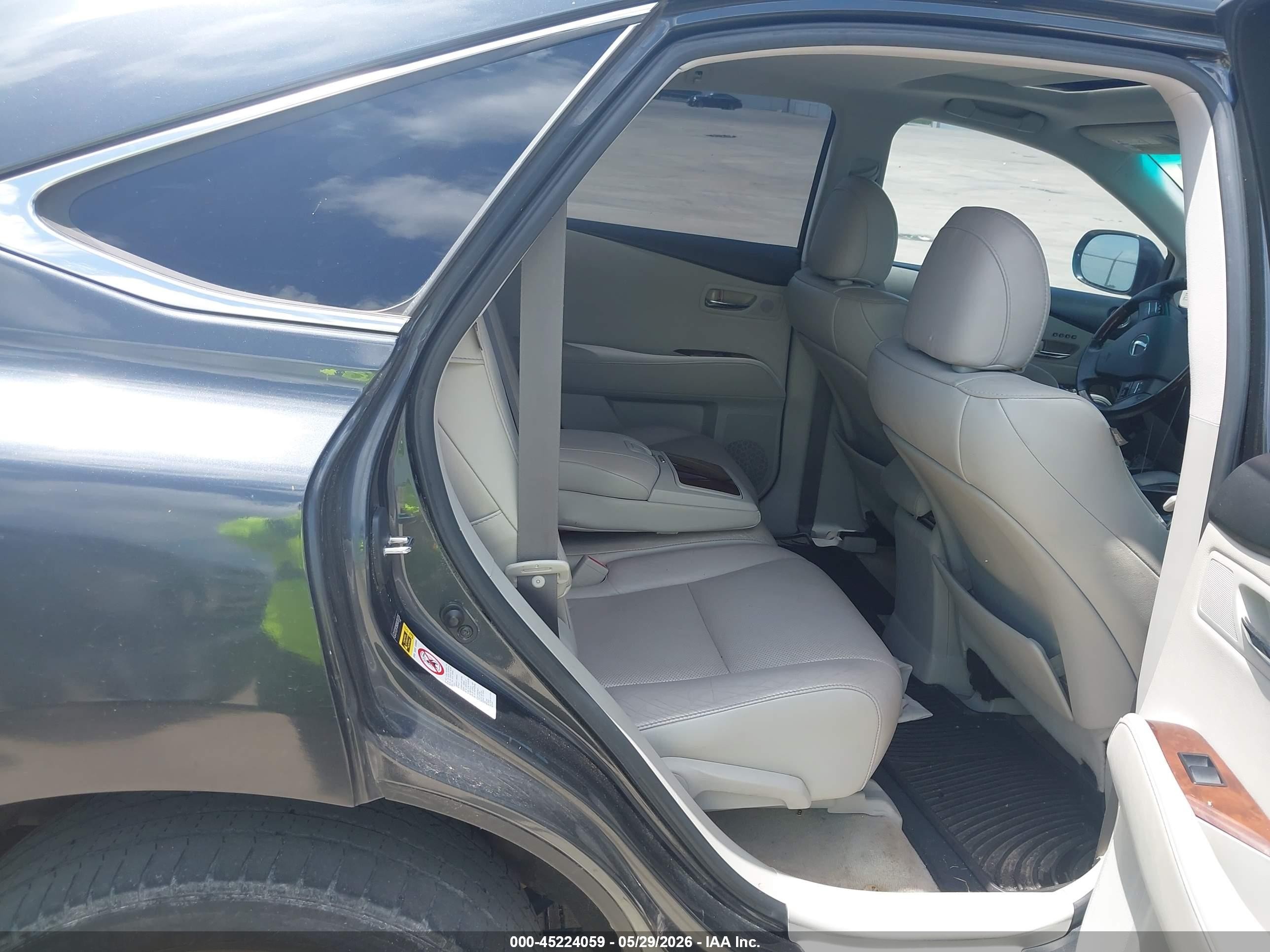 2010 Lexus Rx 350   Black vin: 2T2ZK1BAXAC007036