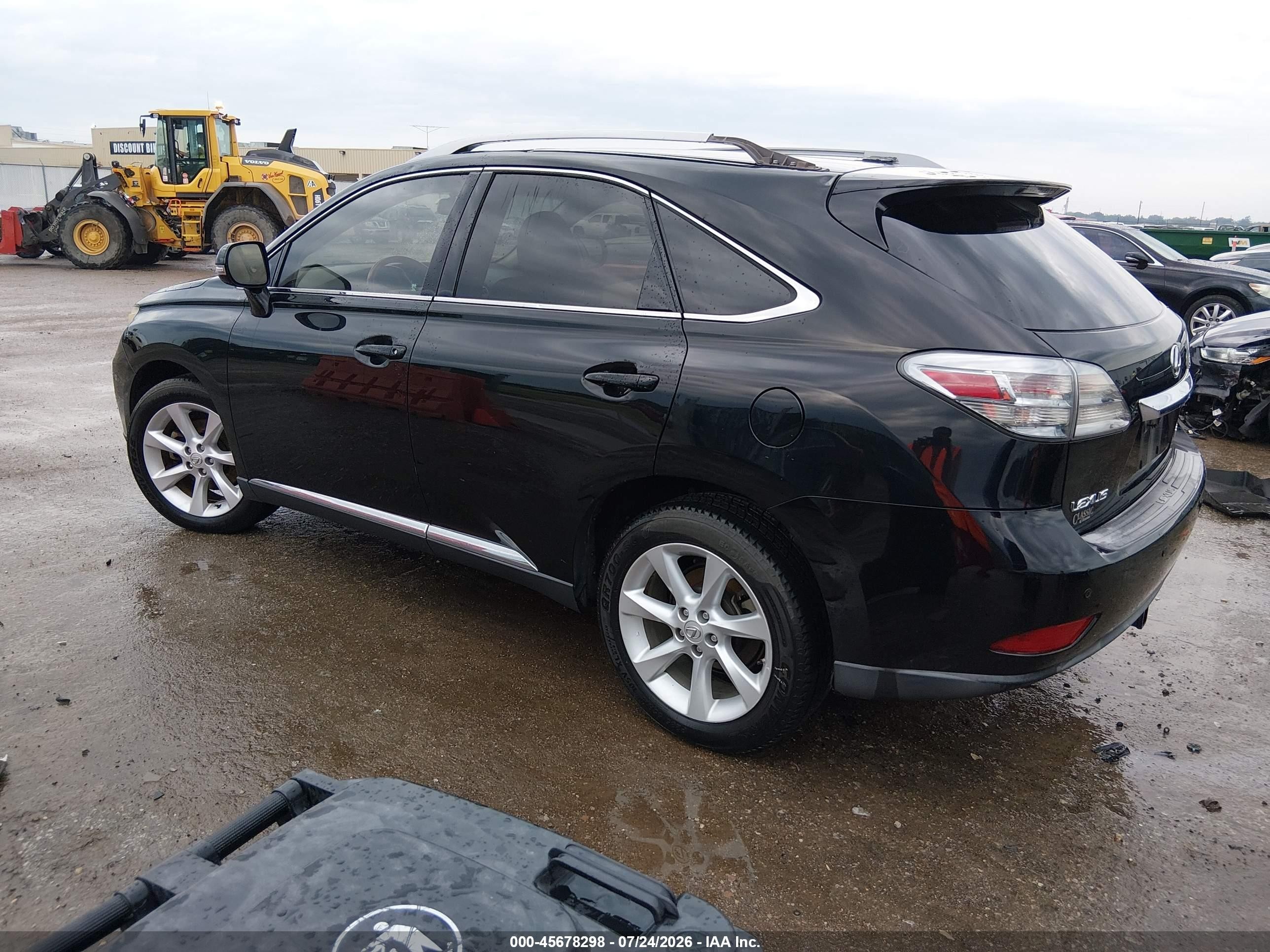 2010 Lexus Rx 350   Black vin: 2T2ZK1BAXAC012592