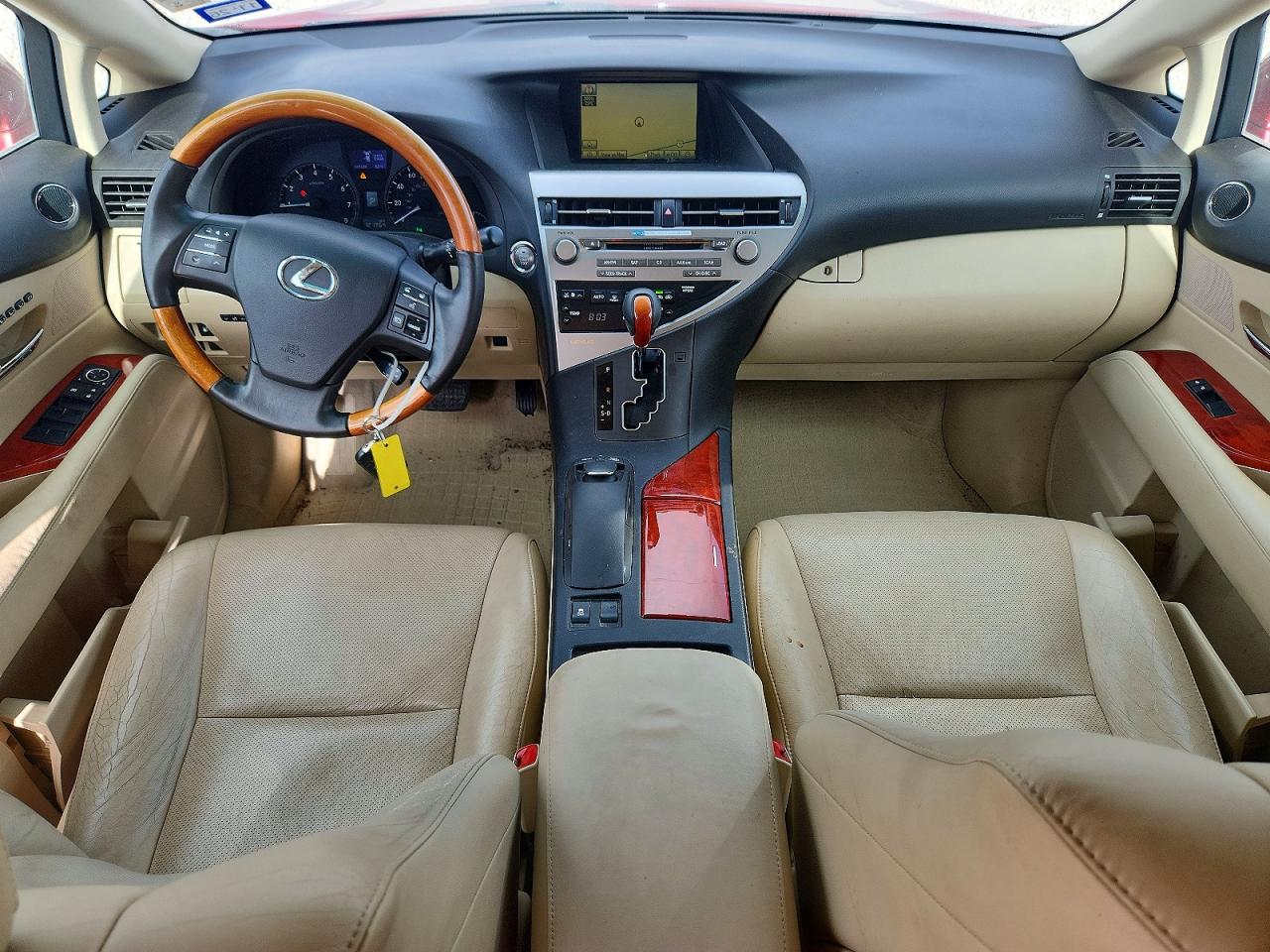 2010 Lexus Rx 350 Red vin: 2T2ZK1BAXAC018313