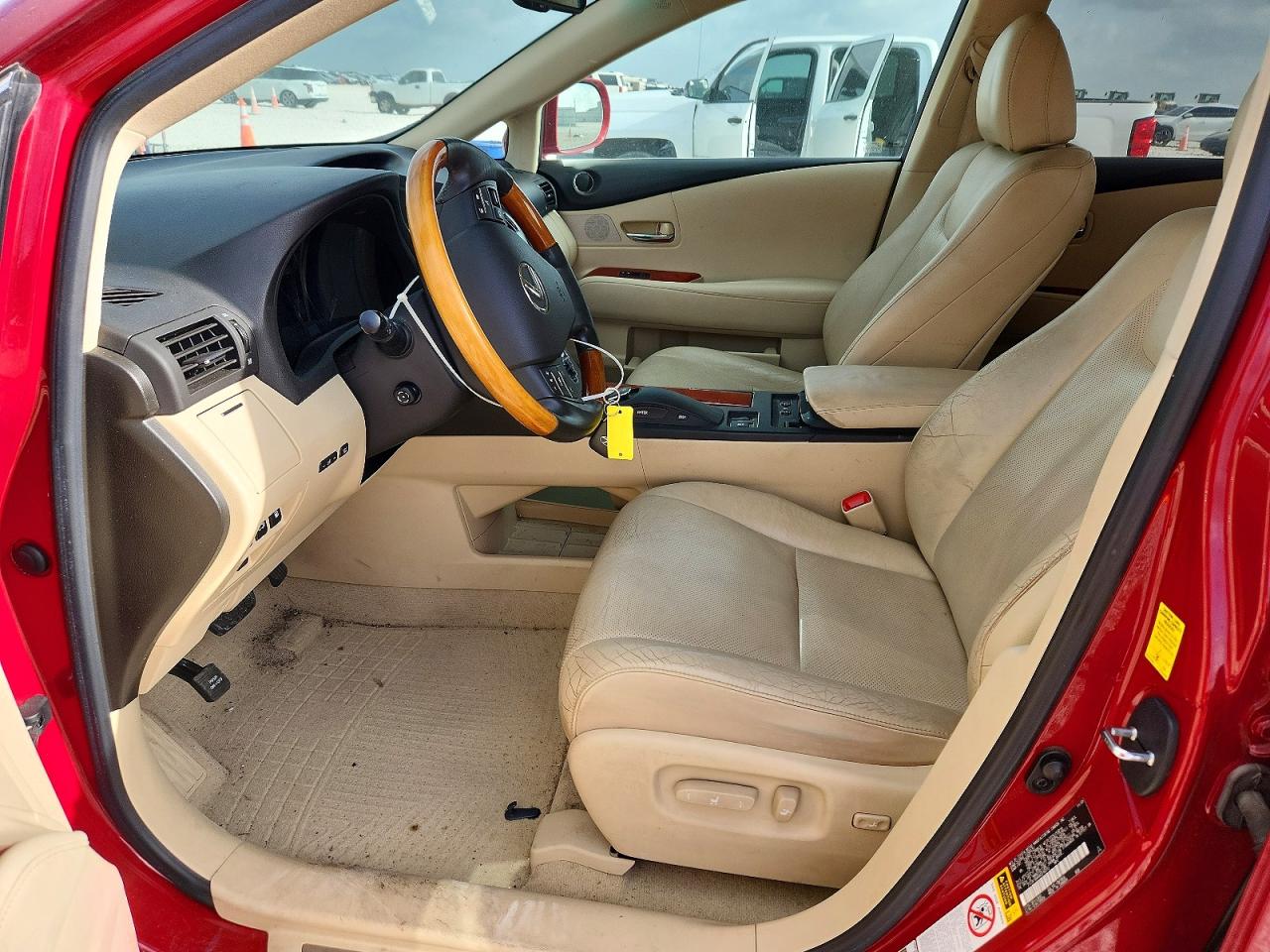 2010 Lexus Rx 350 Red vin: 2T2ZK1BAXAC018313