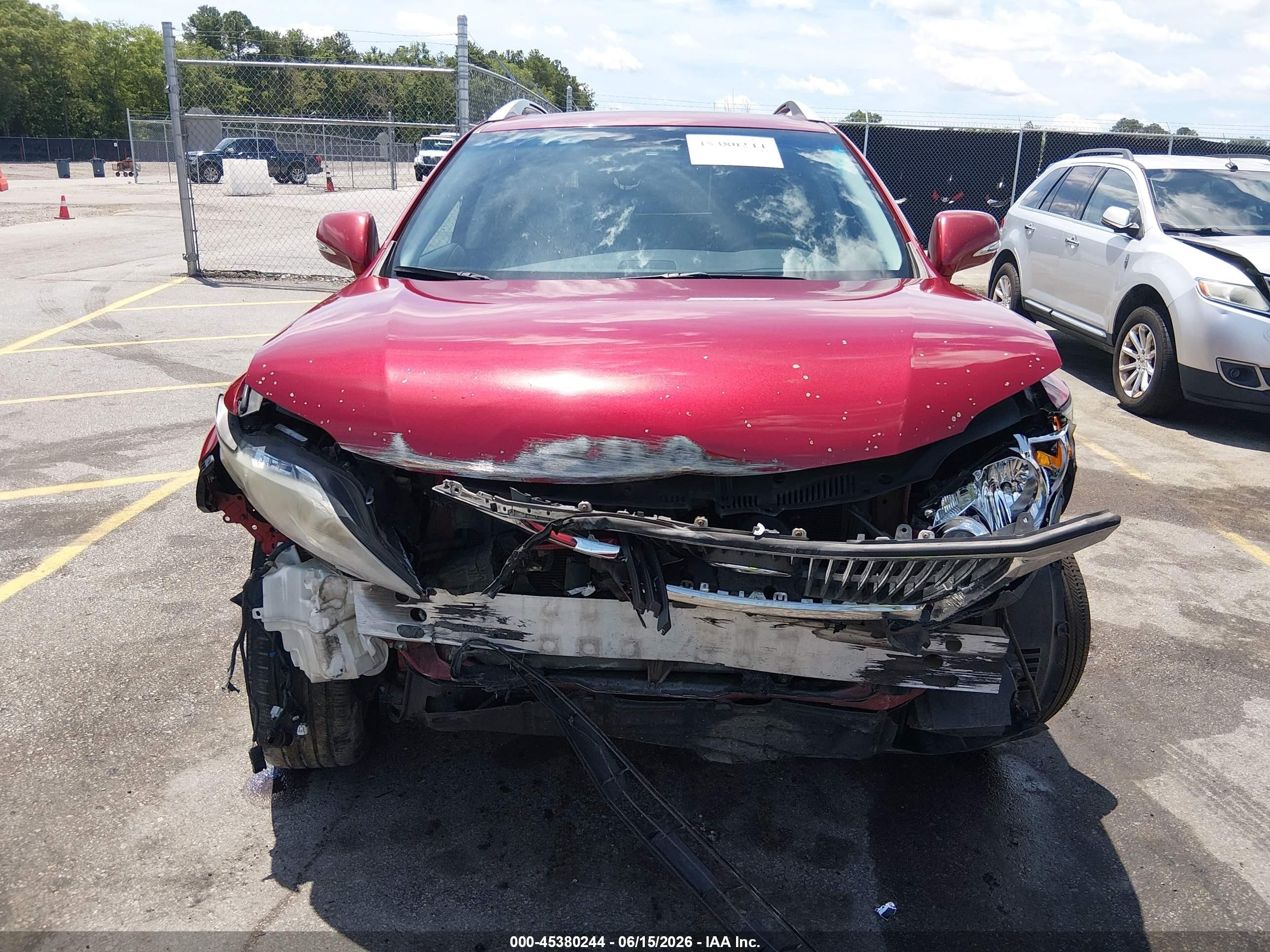 2010 Lexus Rx 350   Burgundy vin: 2T2ZK1BAXAC021096