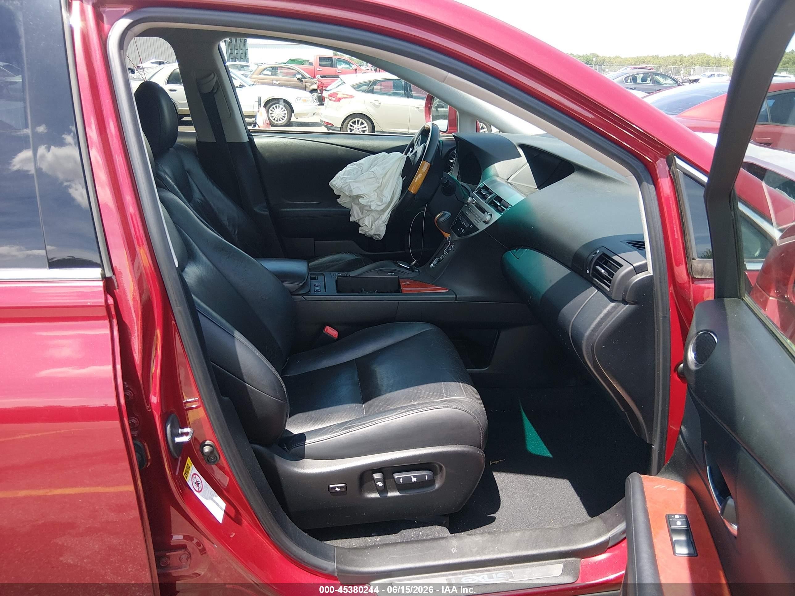 2010 Lexus Rx 350   Burgundy vin: 2T2ZK1BAXAC021096