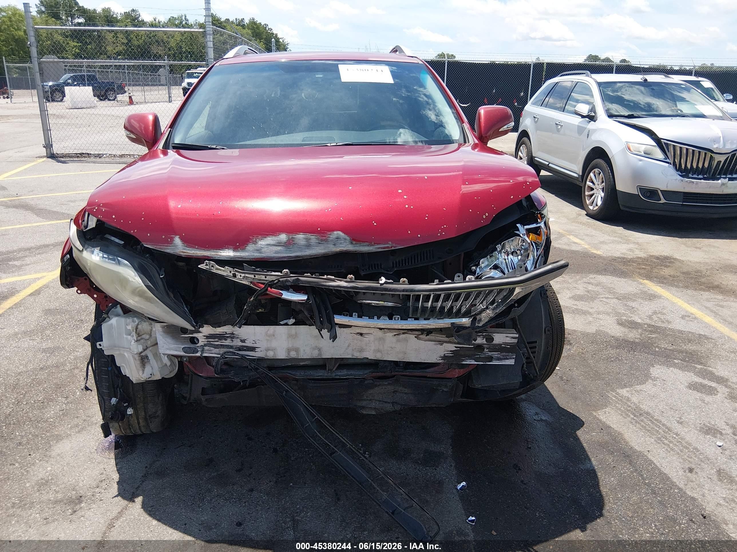 2010 Lexus Rx 350   Burgundy vin: 2T2ZK1BAXAC021096