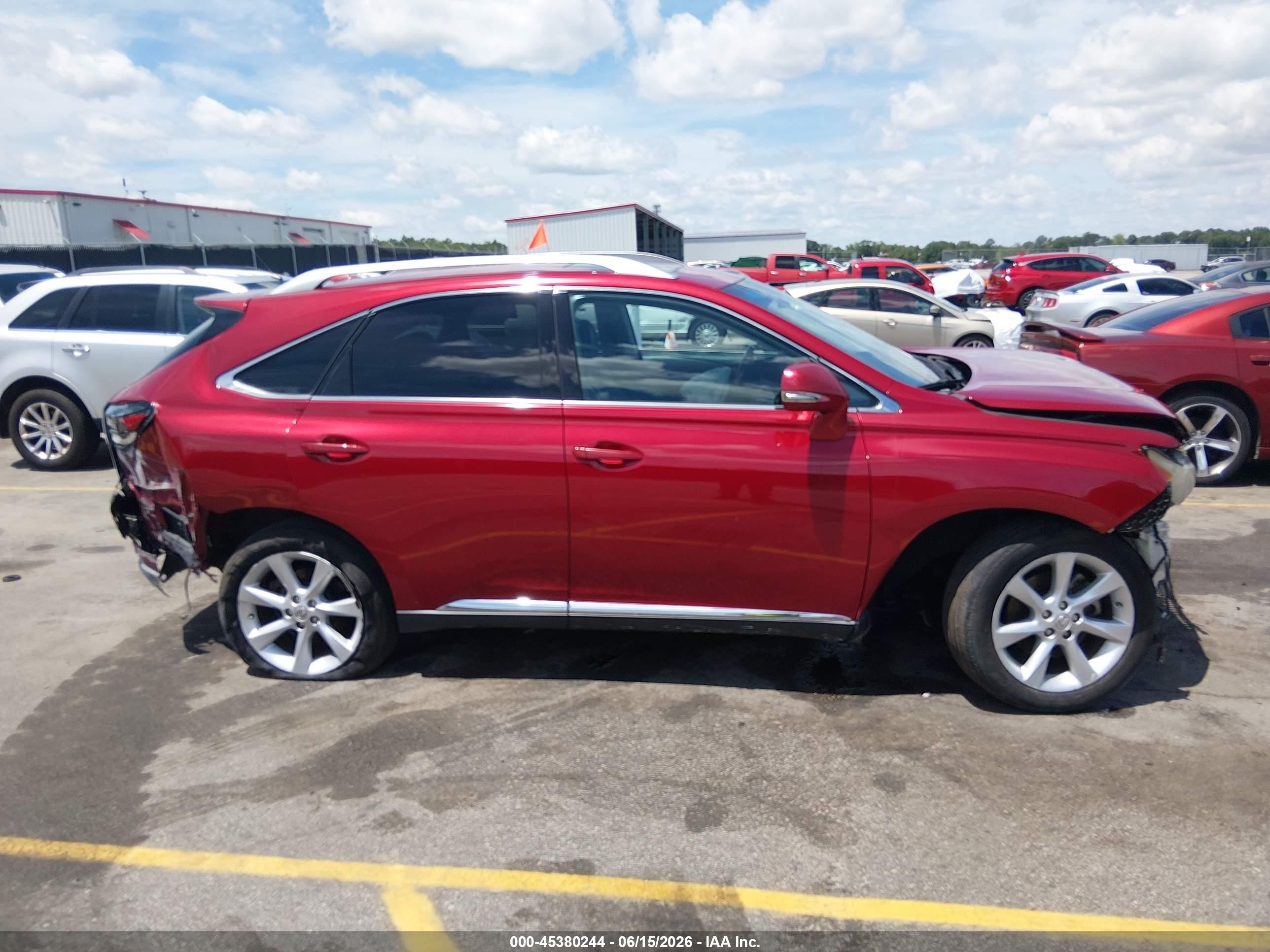 2010 Lexus Rx 350   Burgundy vin: 2T2ZK1BAXAC021096
