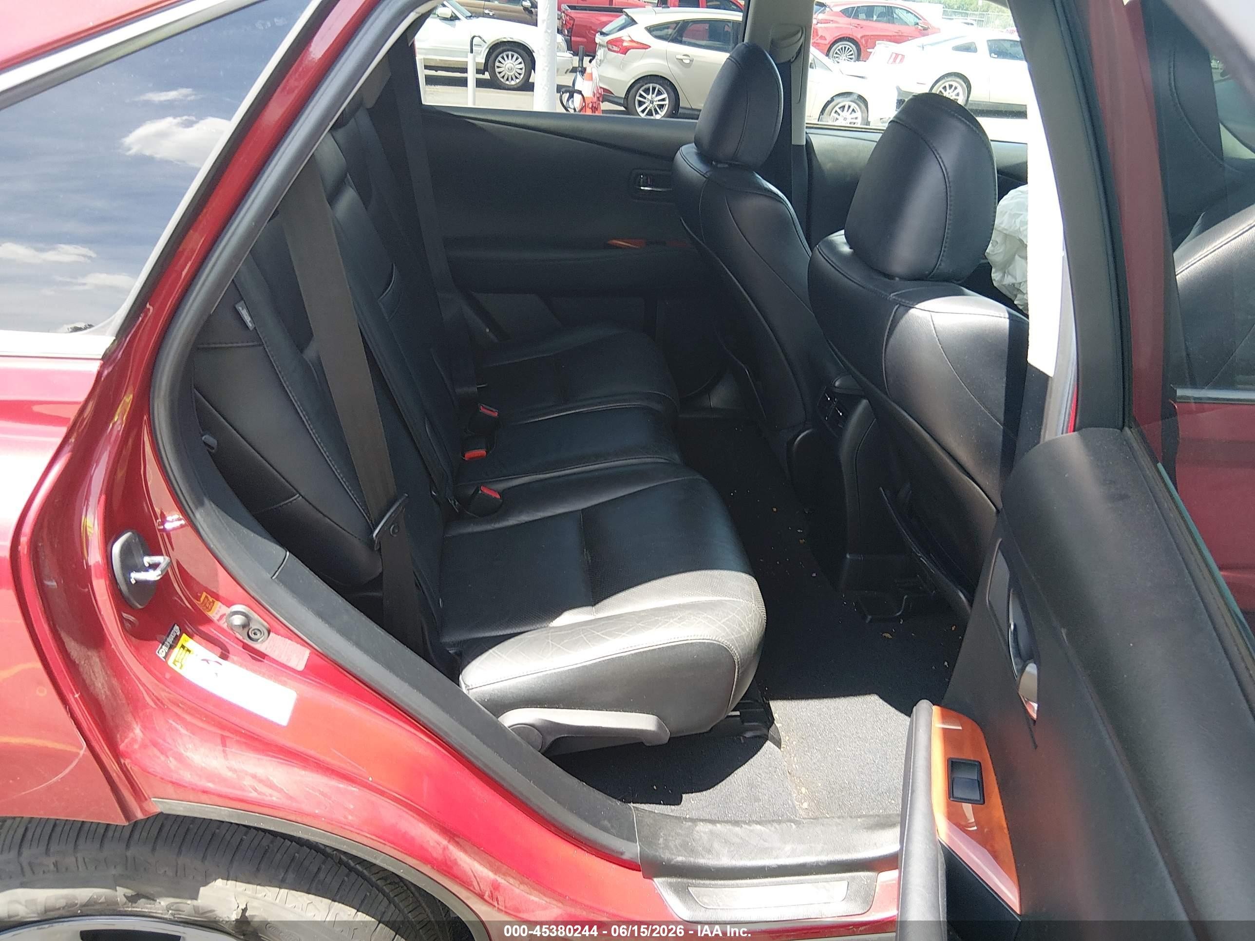 2010 Lexus Rx 350   Burgundy vin: 2T2ZK1BAXAC021096