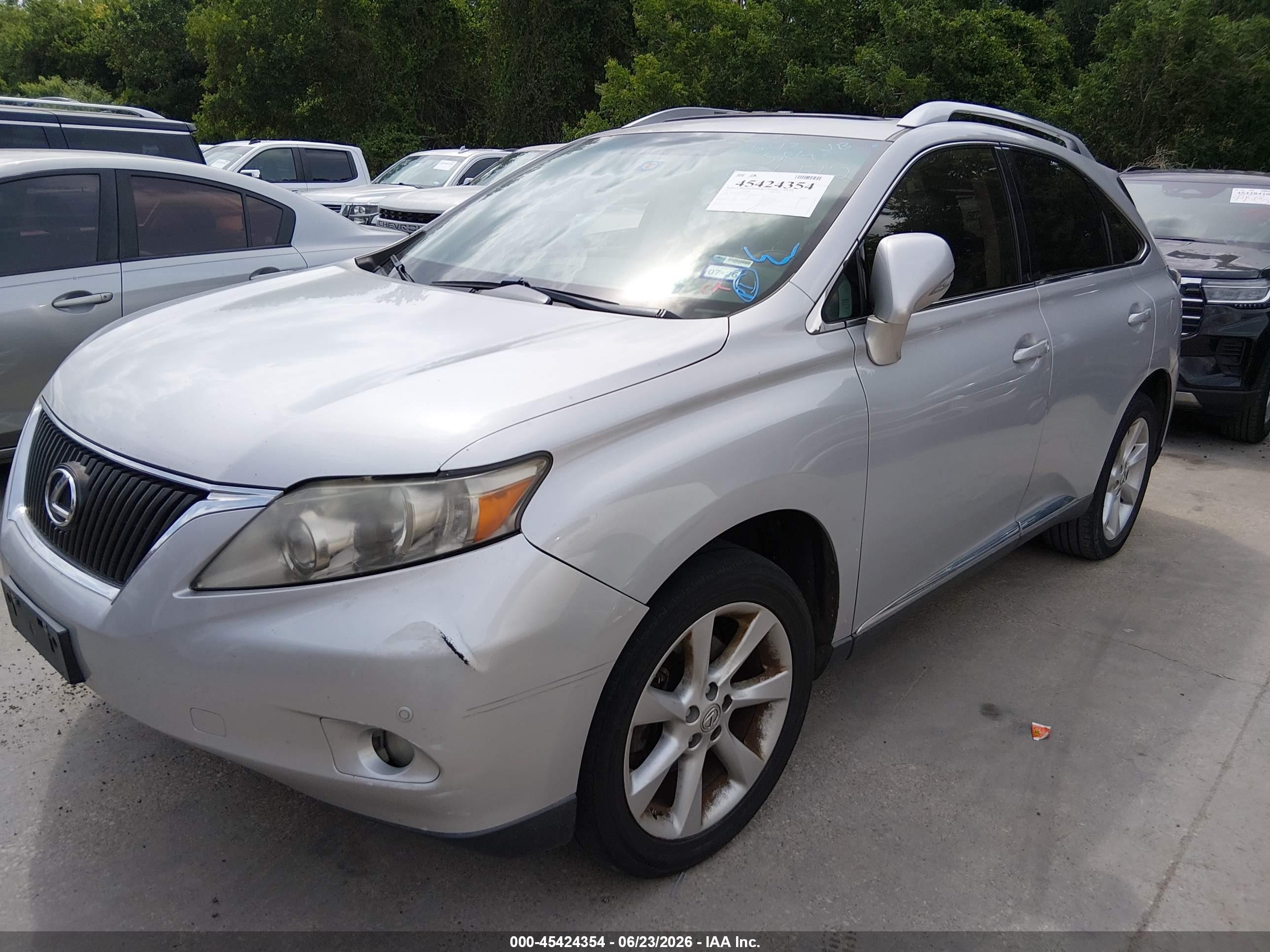 2010 Lexus Rx 350   Серебряный vin: 2T2ZK1BAXAC026542