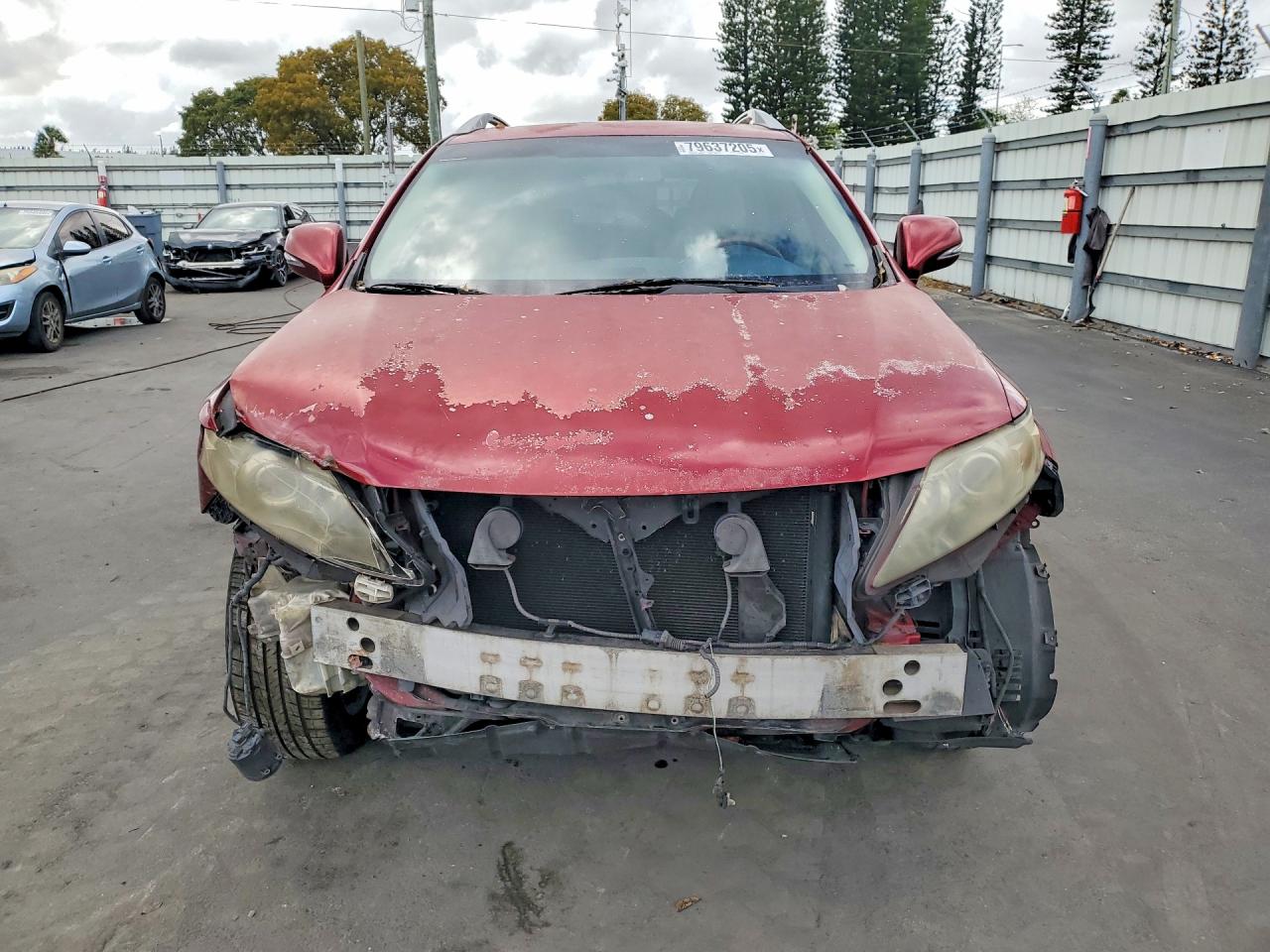 2010 Lexus Rx 350 Base Red vin: 2T2ZK1BAXAC029716
