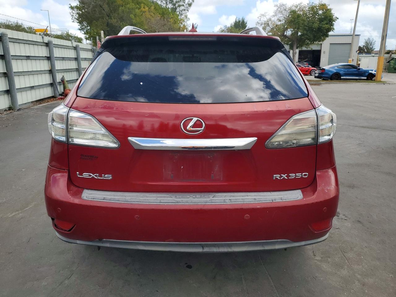 2010 Lexus Rx 350 Base Red vin: 2T2ZK1BAXAC029716