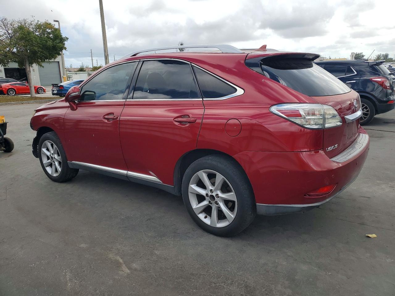 2010 Lexus Rx 350 Base Red vin: 2T2ZK1BAXAC029716