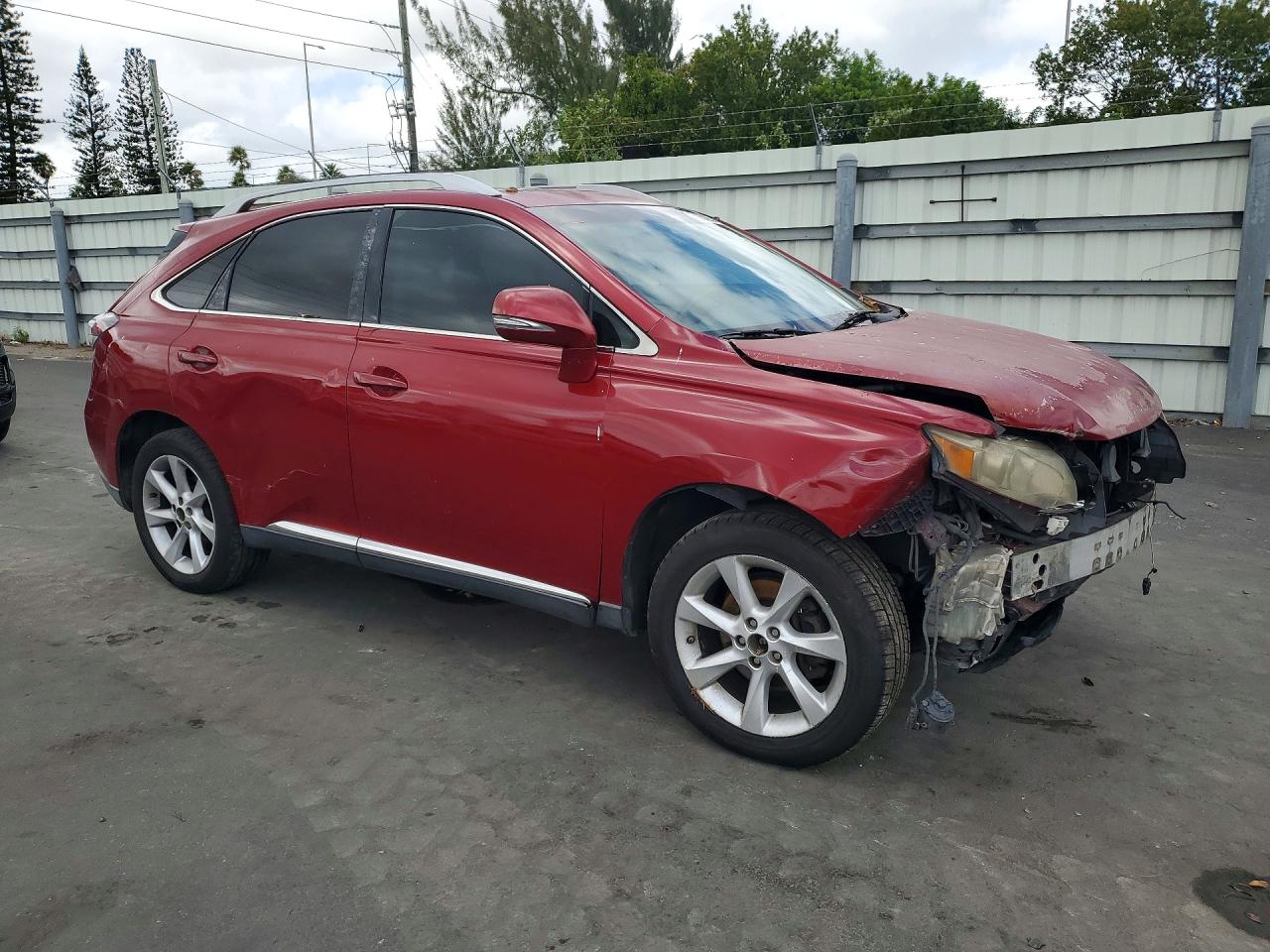 2010 Lexus Rx 350 Base Red vin: 2T2ZK1BAXAC029716