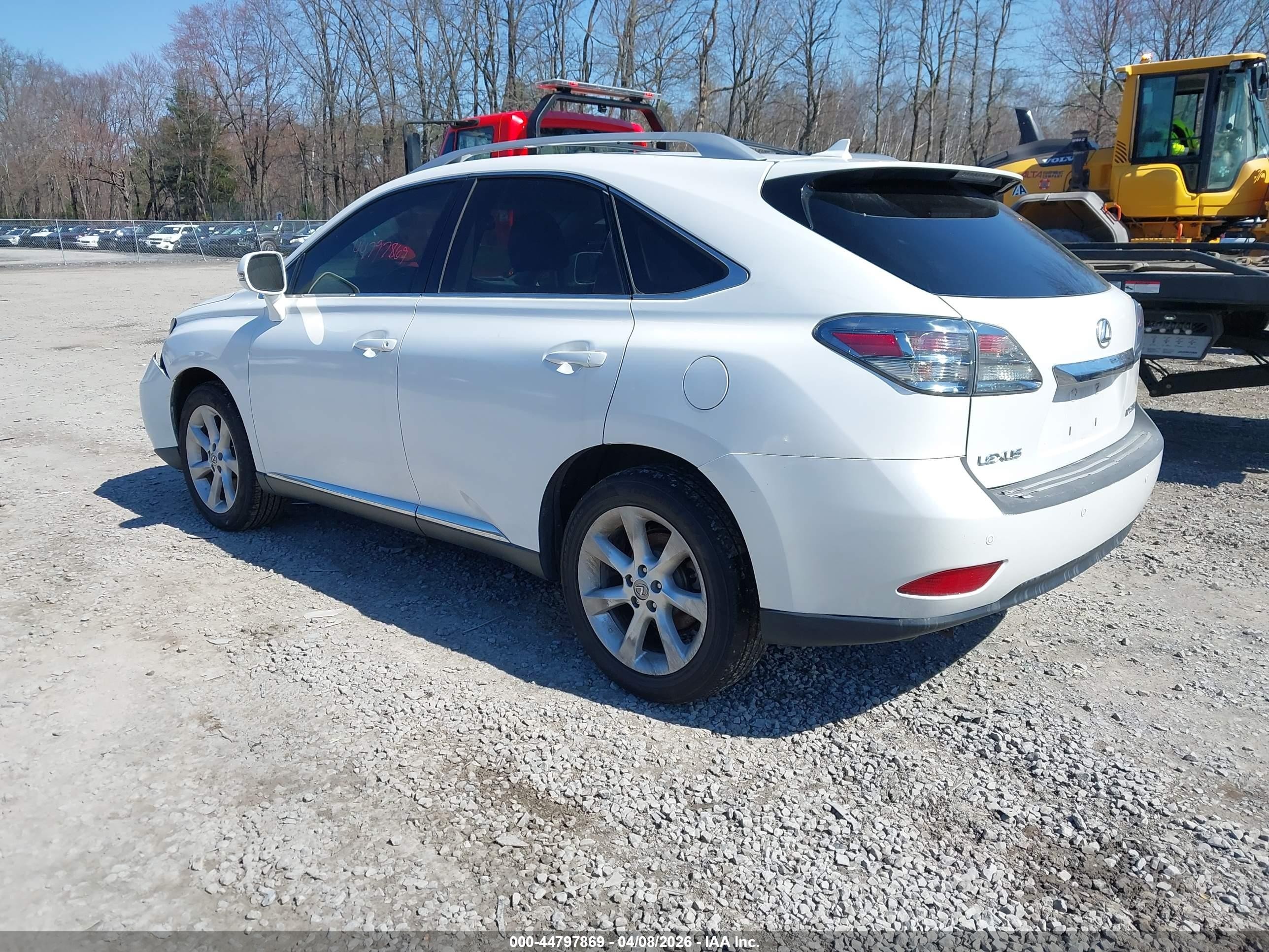 2010 Lexus Rx 350   White vin: 2T2ZK1BAXAC035175