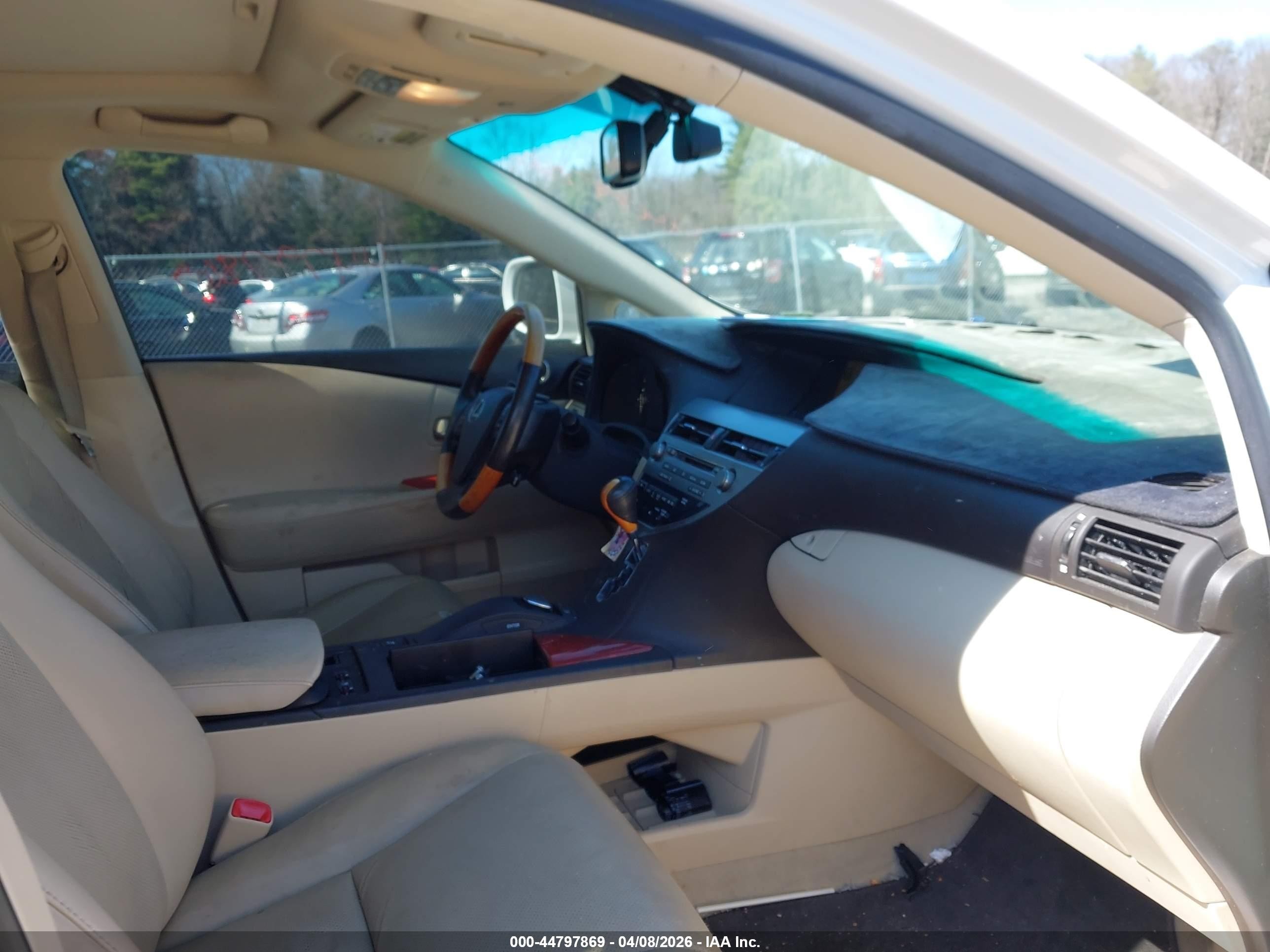 2010 Lexus Rx 350   White vin: 2T2ZK1BAXAC035175