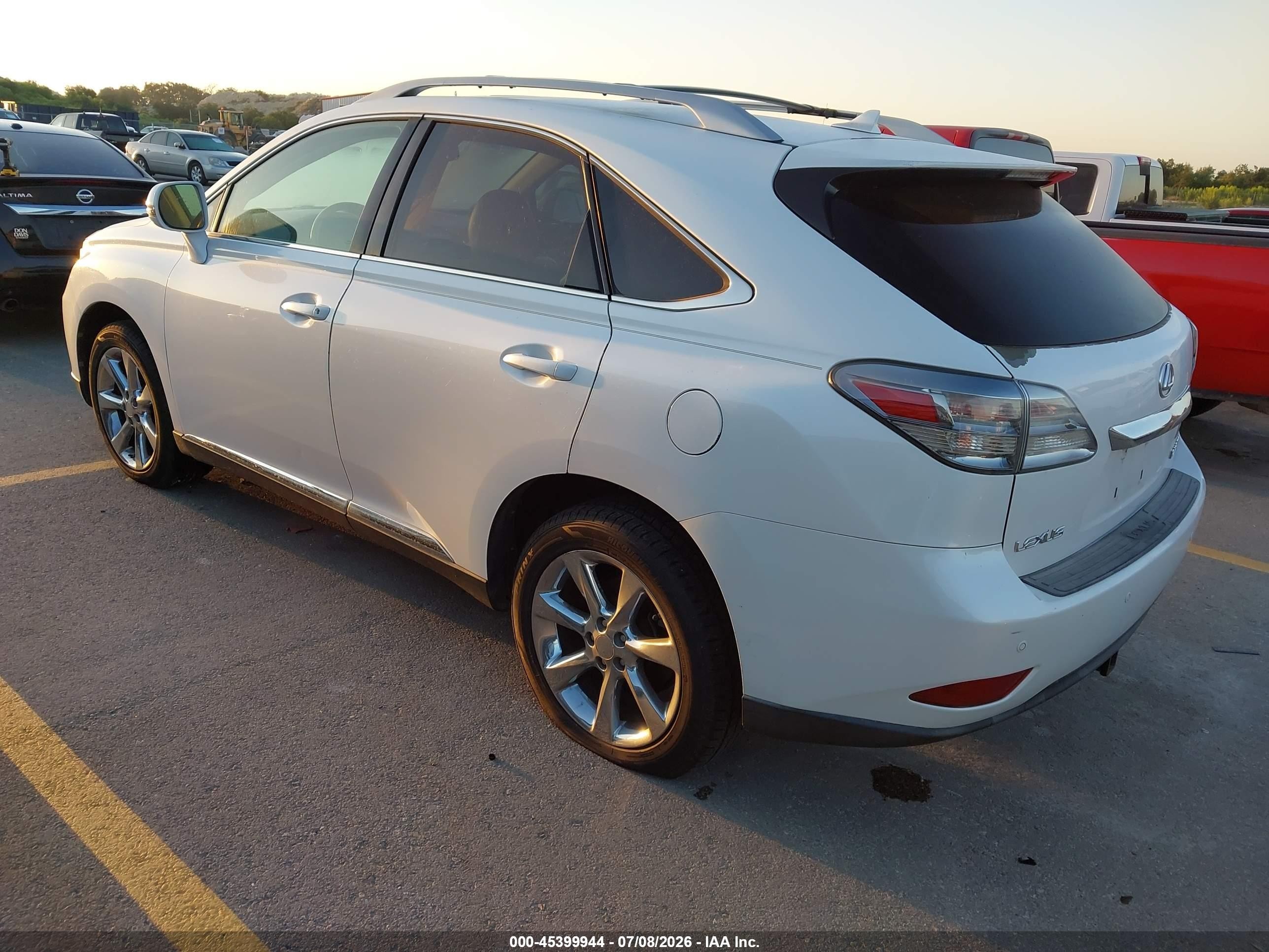 2010 Lexus Rx 350   White vin: 2T2ZK1BAXAC037816