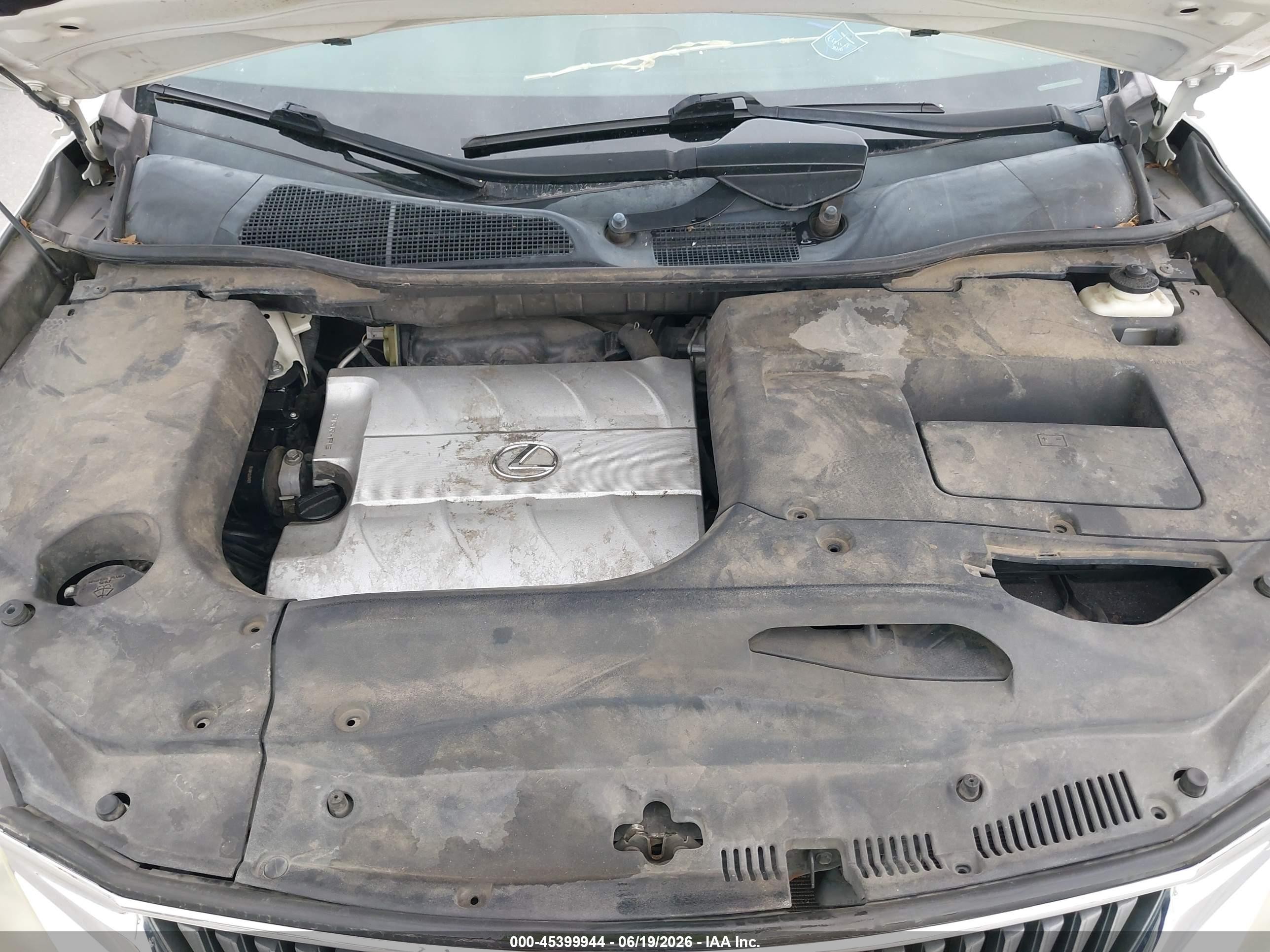 2010 Lexus Rx 350   White vin: 2T2ZK1BAXAC037816