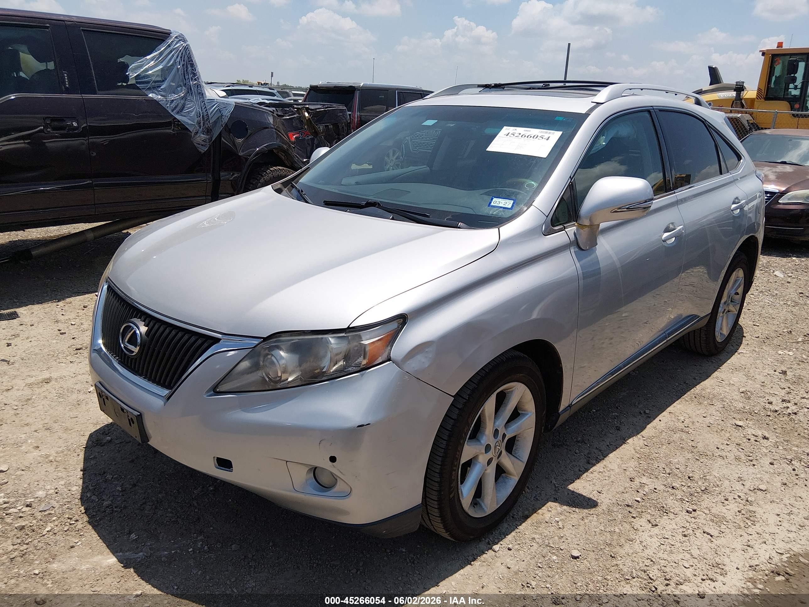 2011 Lexus Rx 350   Silver vin: 2T2ZK1BAXBC046971