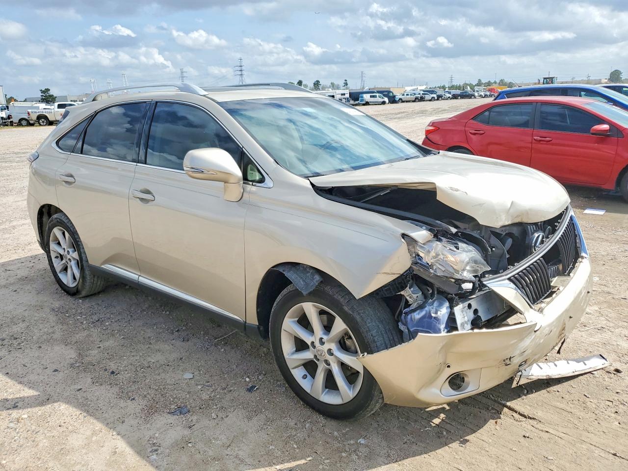 2011 Lexus Rx 350 Base Бежевый vin: 2T2ZK1BAXBC052611