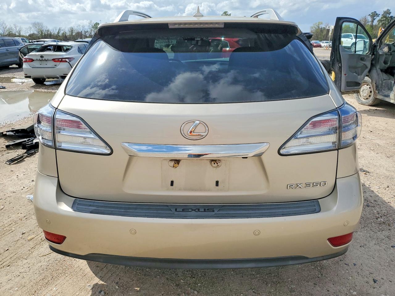 2011 Lexus Rx 350 Base Бежевый vin: 2T2ZK1BAXBC052611