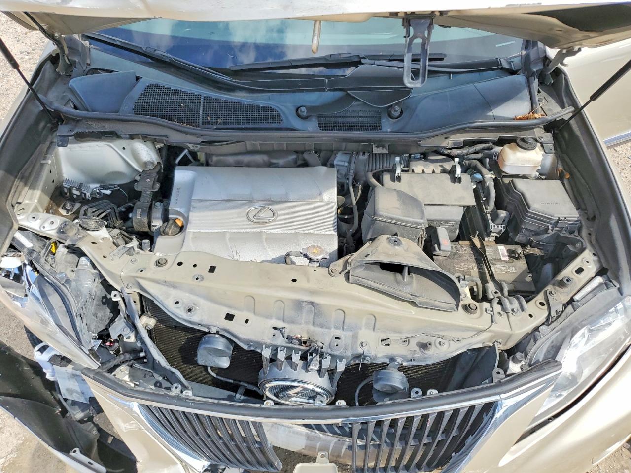 2011 Lexus Rx 350 Base Бежевый vin: 2T2ZK1BAXBC052611