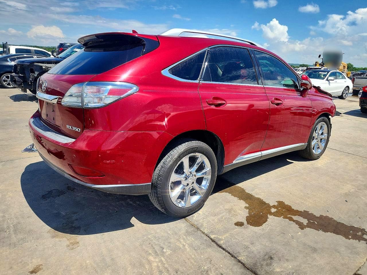 2011 Lexus Rx 350 Burgundy vin: 2T2ZK1BAXBC054861