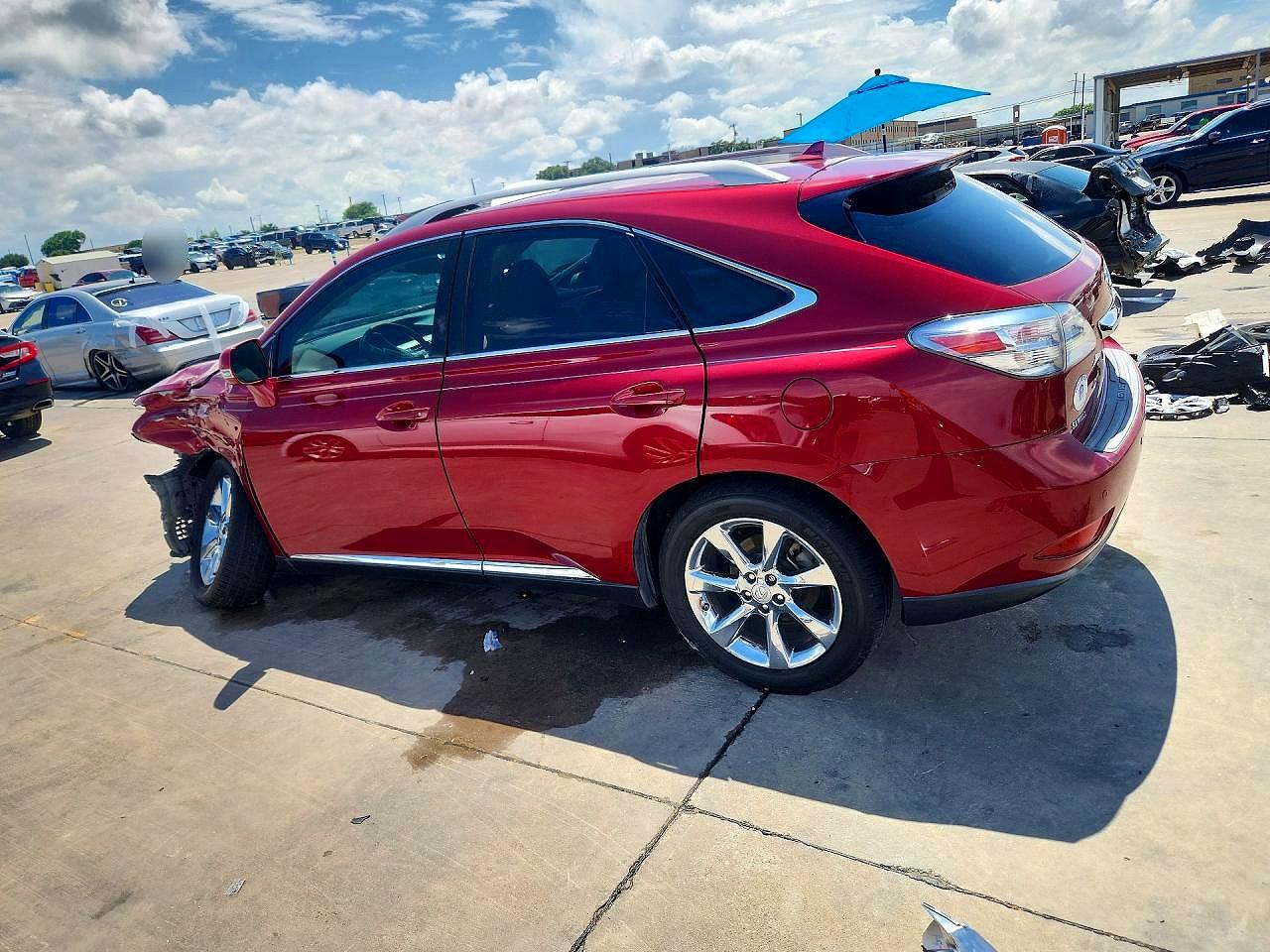 2011 Lexus Rx 350 Burgundy vin: 2T2ZK1BAXBC054861