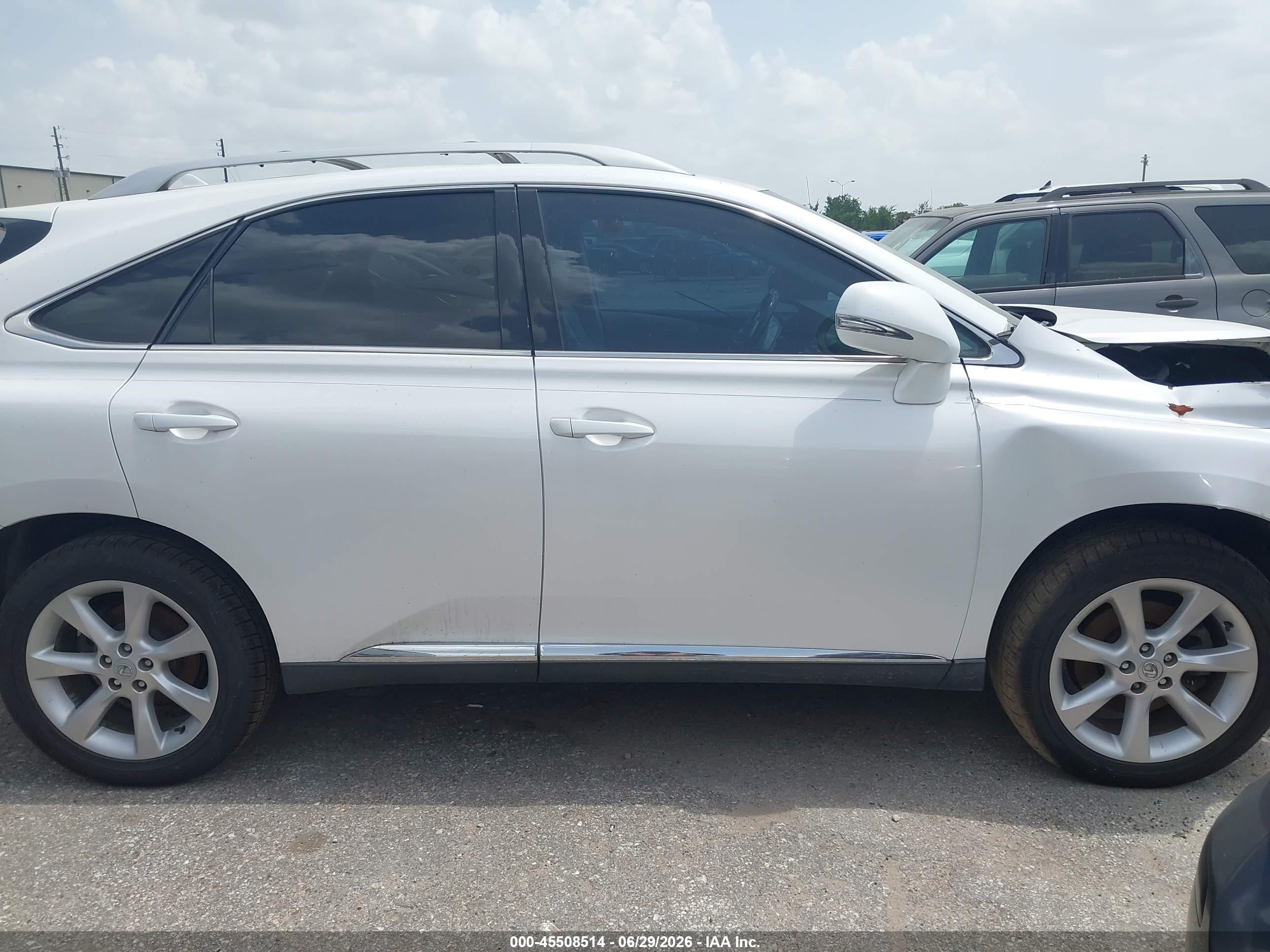 2011 Lexus Rx 350 White vin: 2T2ZK1BAXBC060398