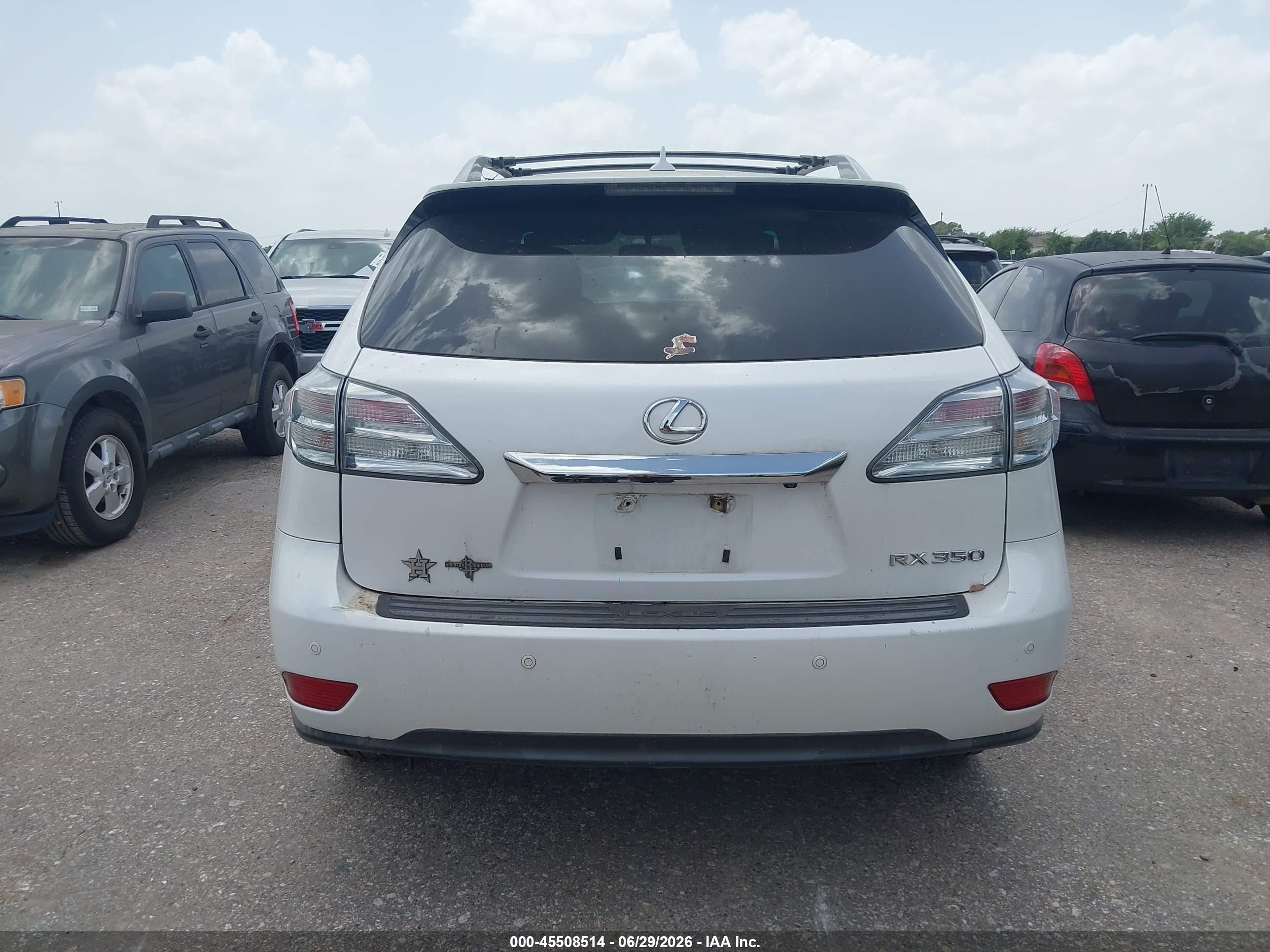 2011 Lexus Rx 350 White vin: 2T2ZK1BAXBC060398