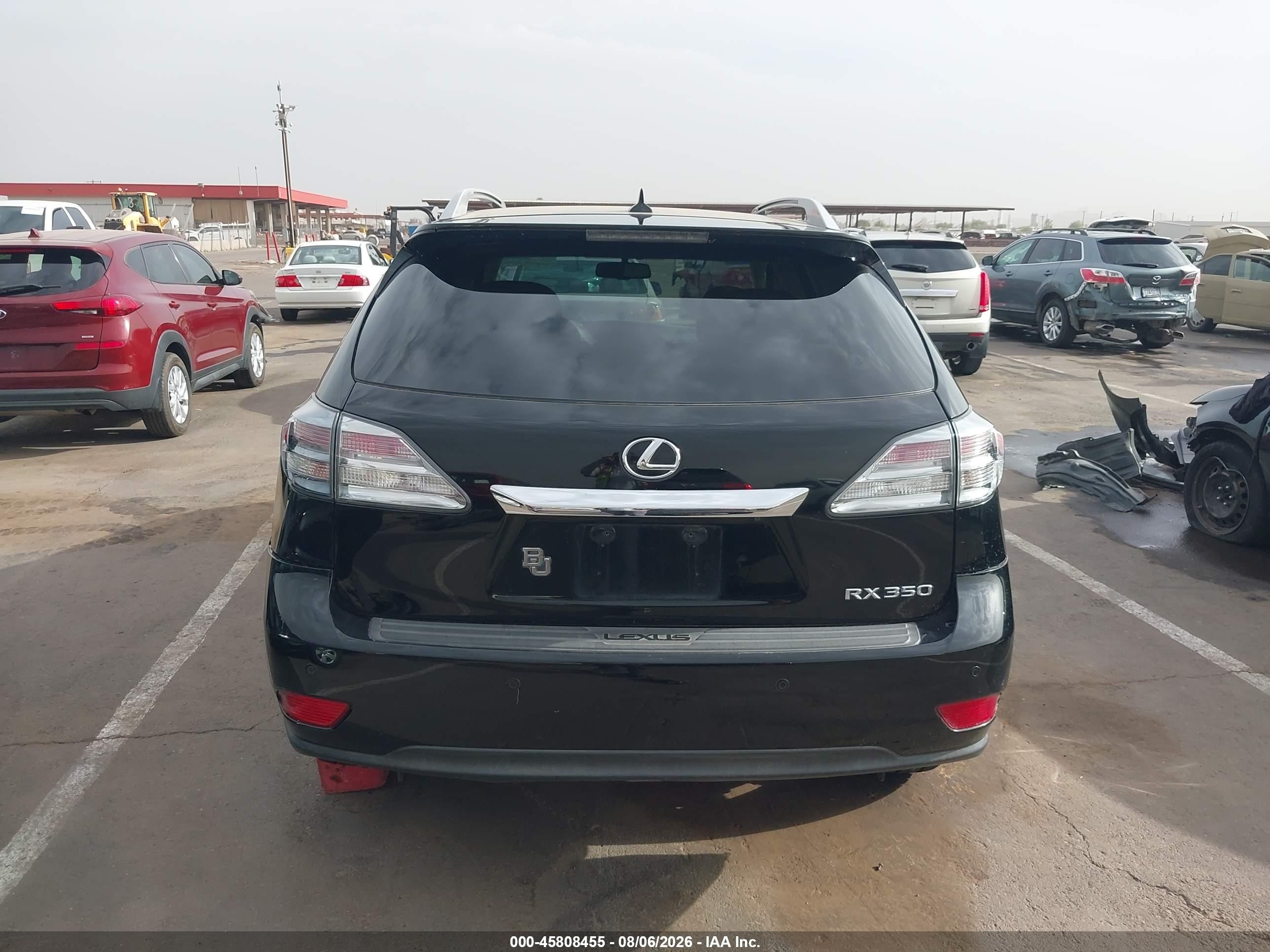 2011 Lexus Rx 350 Black vin: 2T2ZK1BAXBC061356