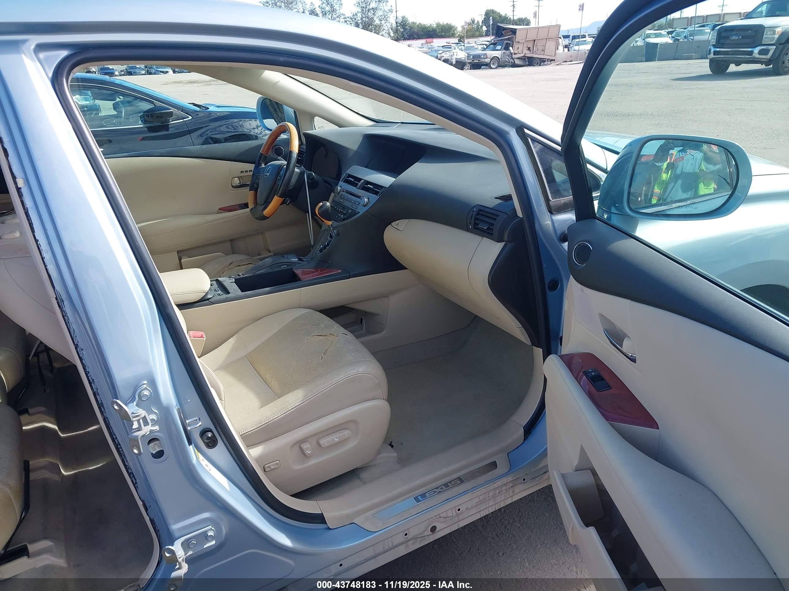 2012 Lexus Rx 350 Light Blue vin: 2T2ZK1BAXCC066123