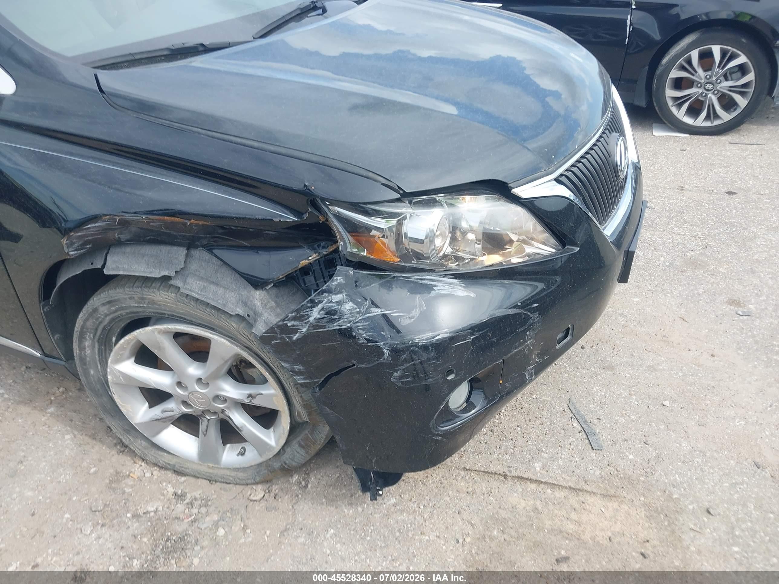 2012 Lexus Rx 350   Black vin: 2T2ZK1BAXCC069510
