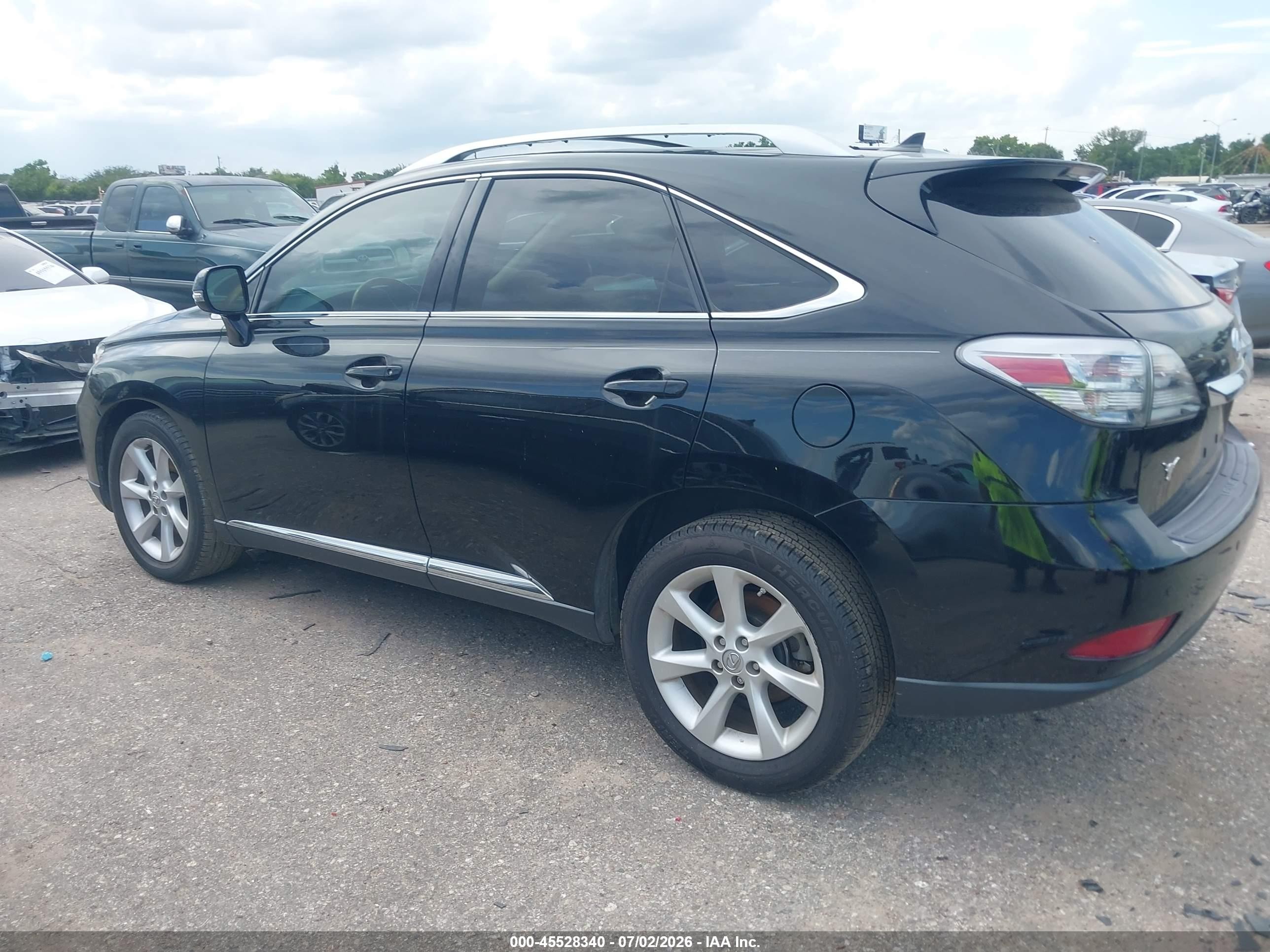 2012 Lexus Rx 350   Black vin: 2T2ZK1BAXCC069510