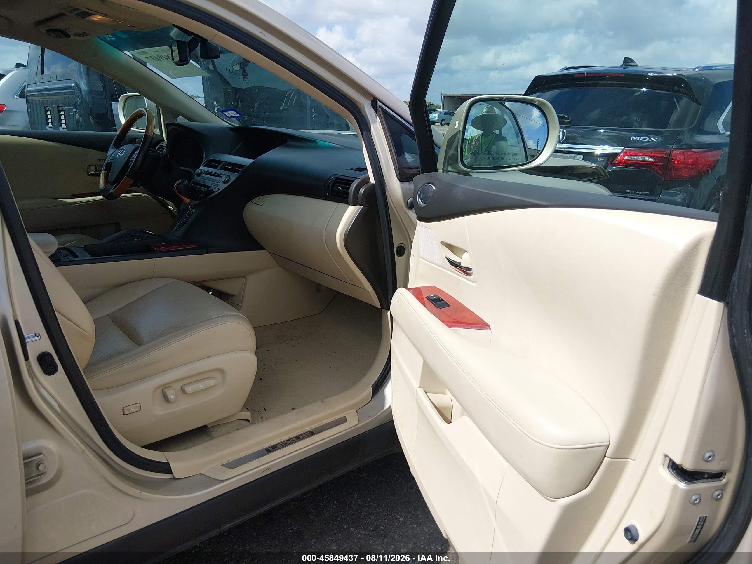 2012 Lexus Rx 350   Tan vin: 2T2ZK1BAXCC077879
