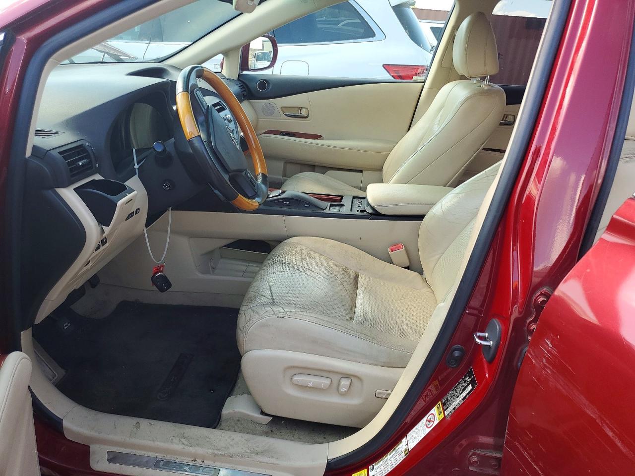 2012 Lexus Rx 350 Red vin: 2T2ZK1BAXCC080488