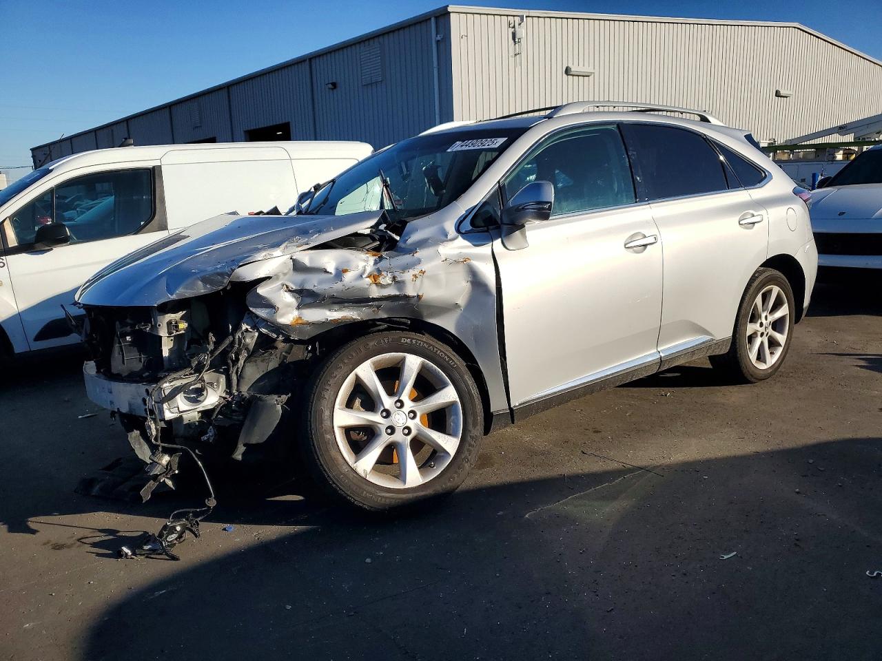 2012 Lexus Rx 350 Base Silver vin: 2T2ZK1BAXCC082290