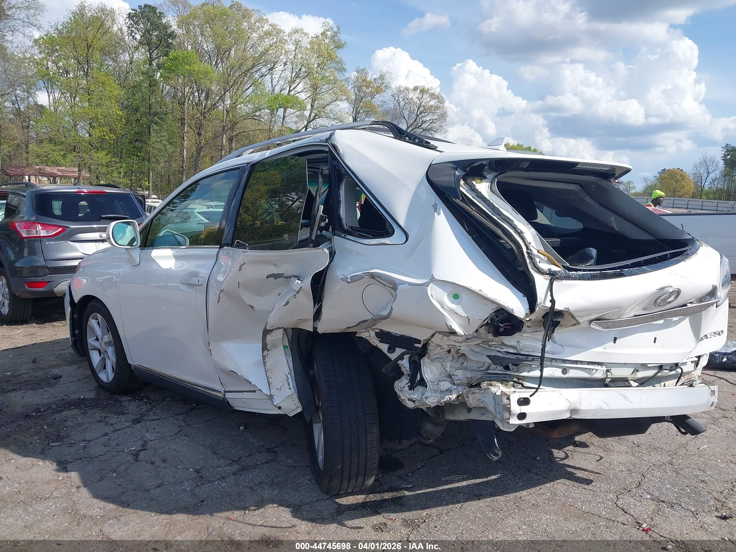 2012 Lexus Rx 350 White vin: 2T2ZK1BAXCC084878